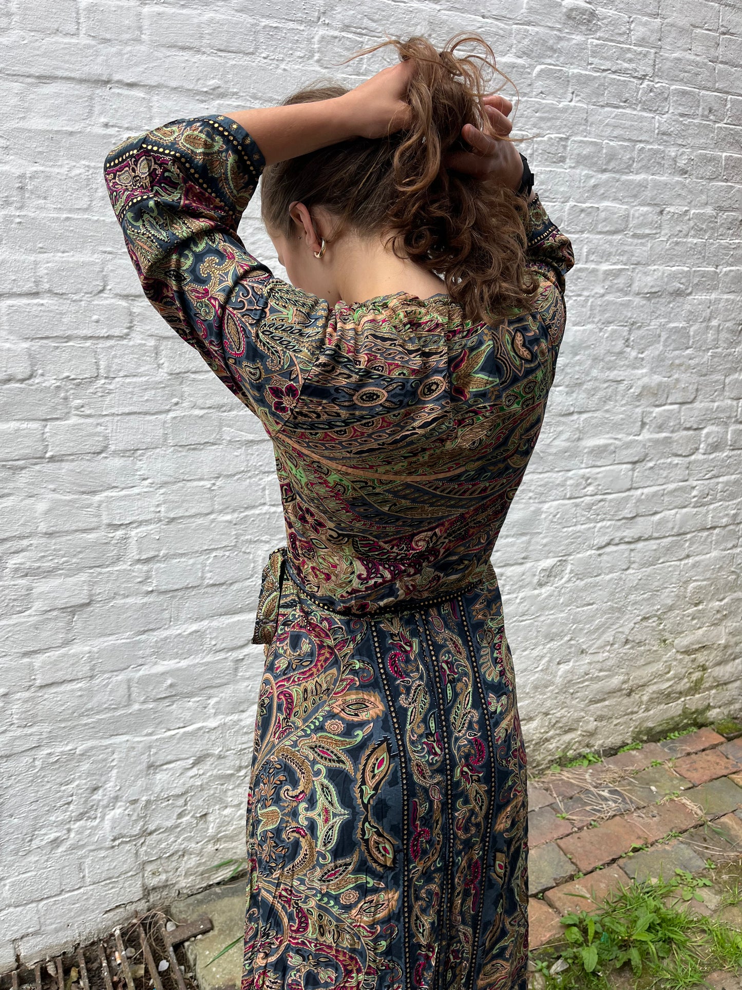 Black Floral Maxi Dress