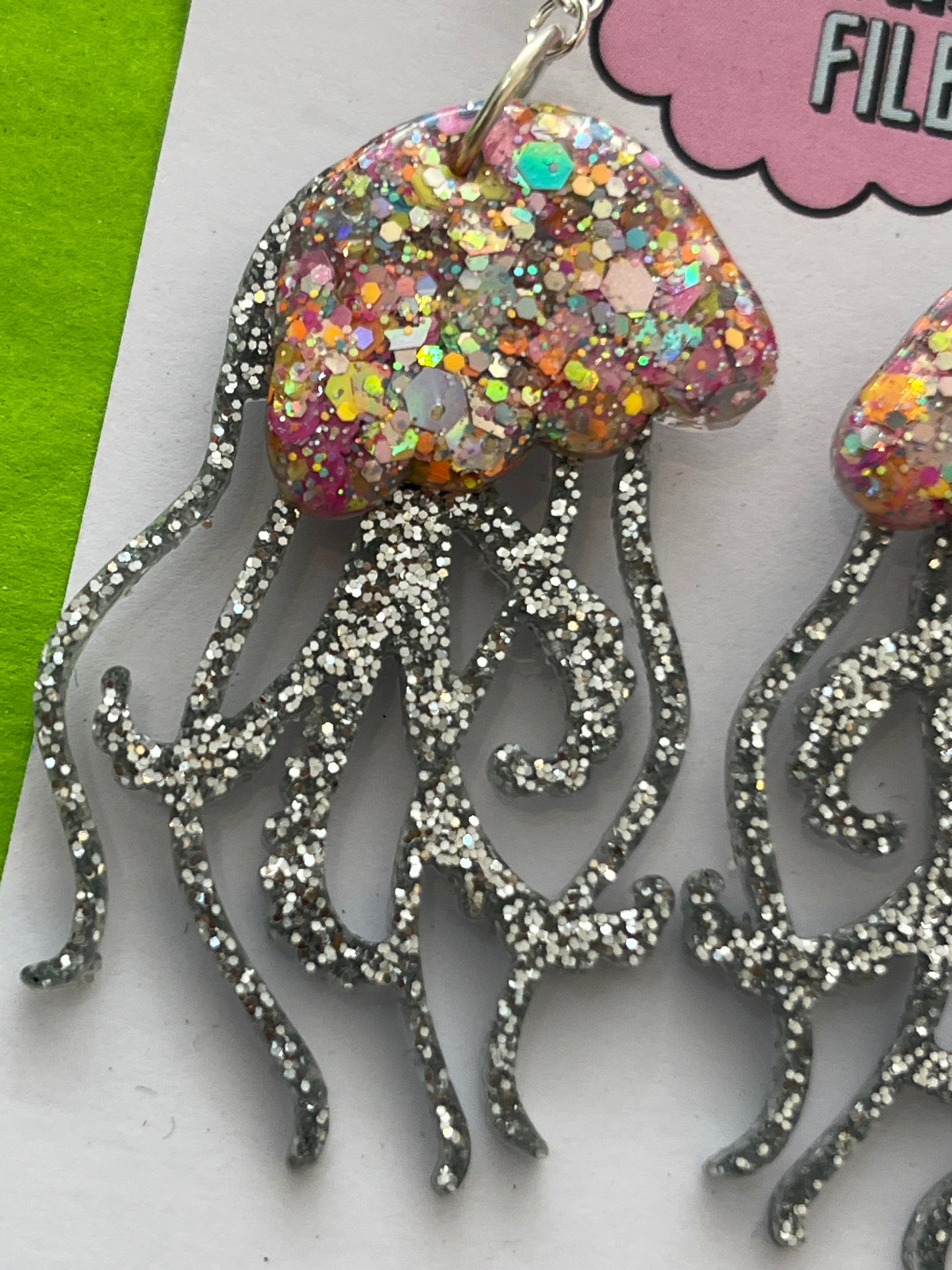 Jellyfish Earrings by Heather Filby