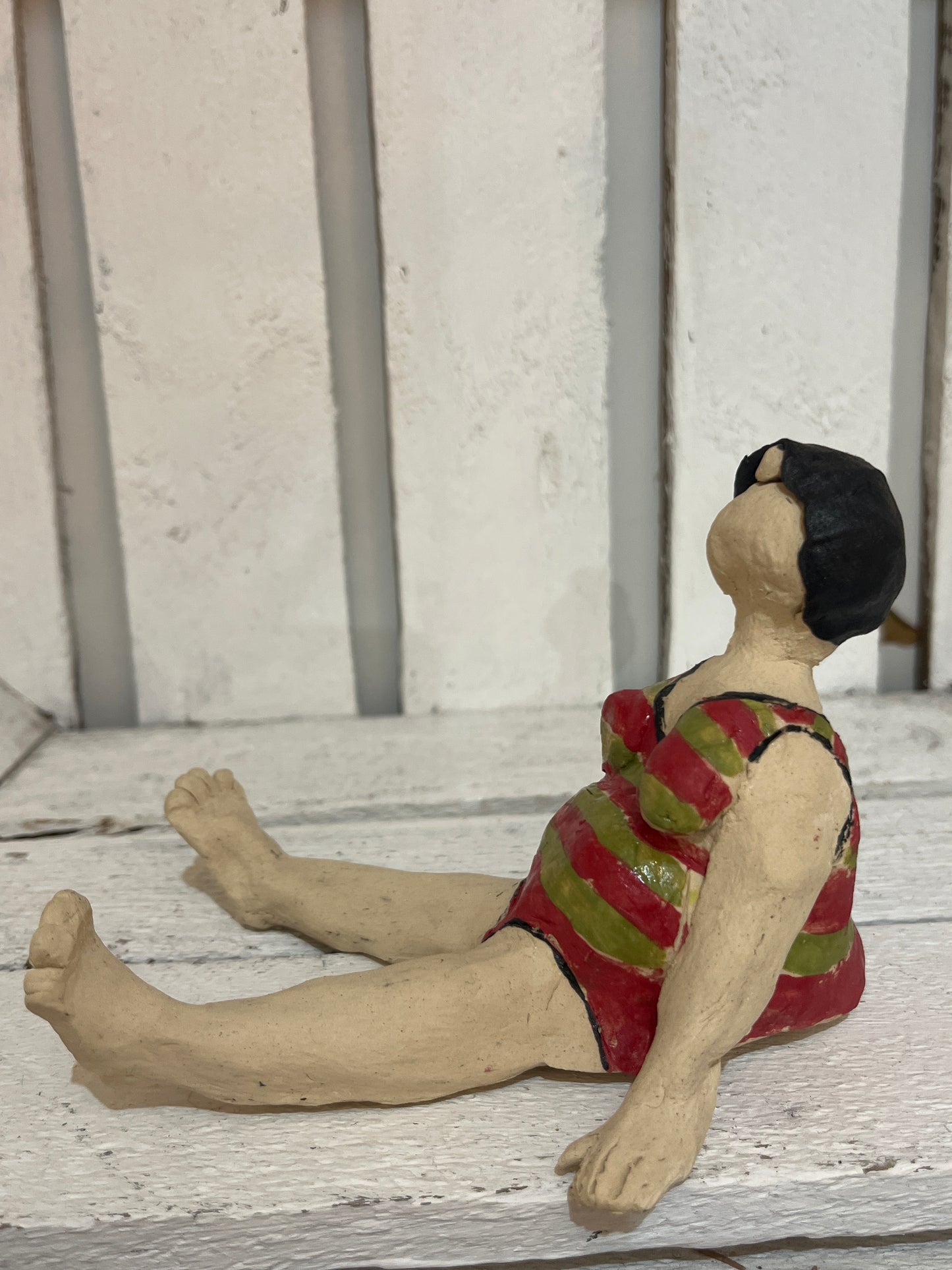 Sitting Swimmer by Helen Jewsbury