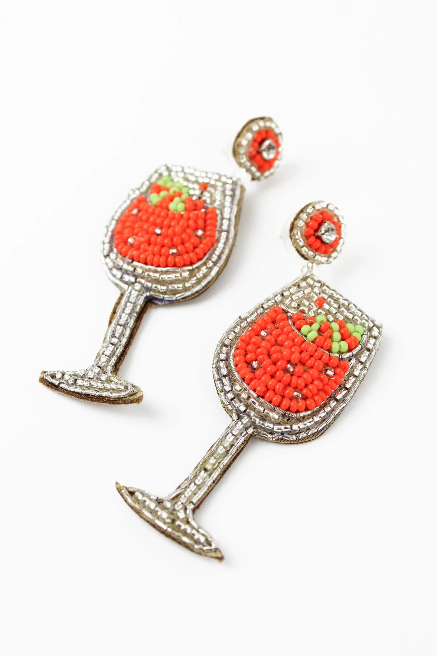 Aperol Beaded Earrings | My Doris