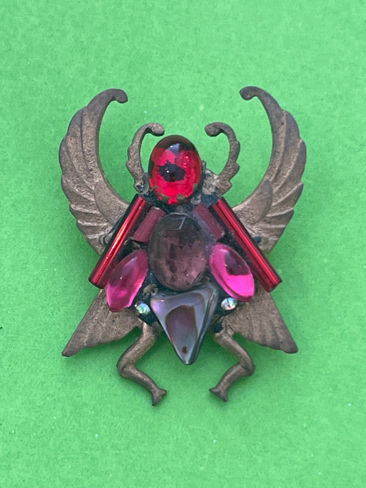 Scarab Brooch by Annie Sherborne