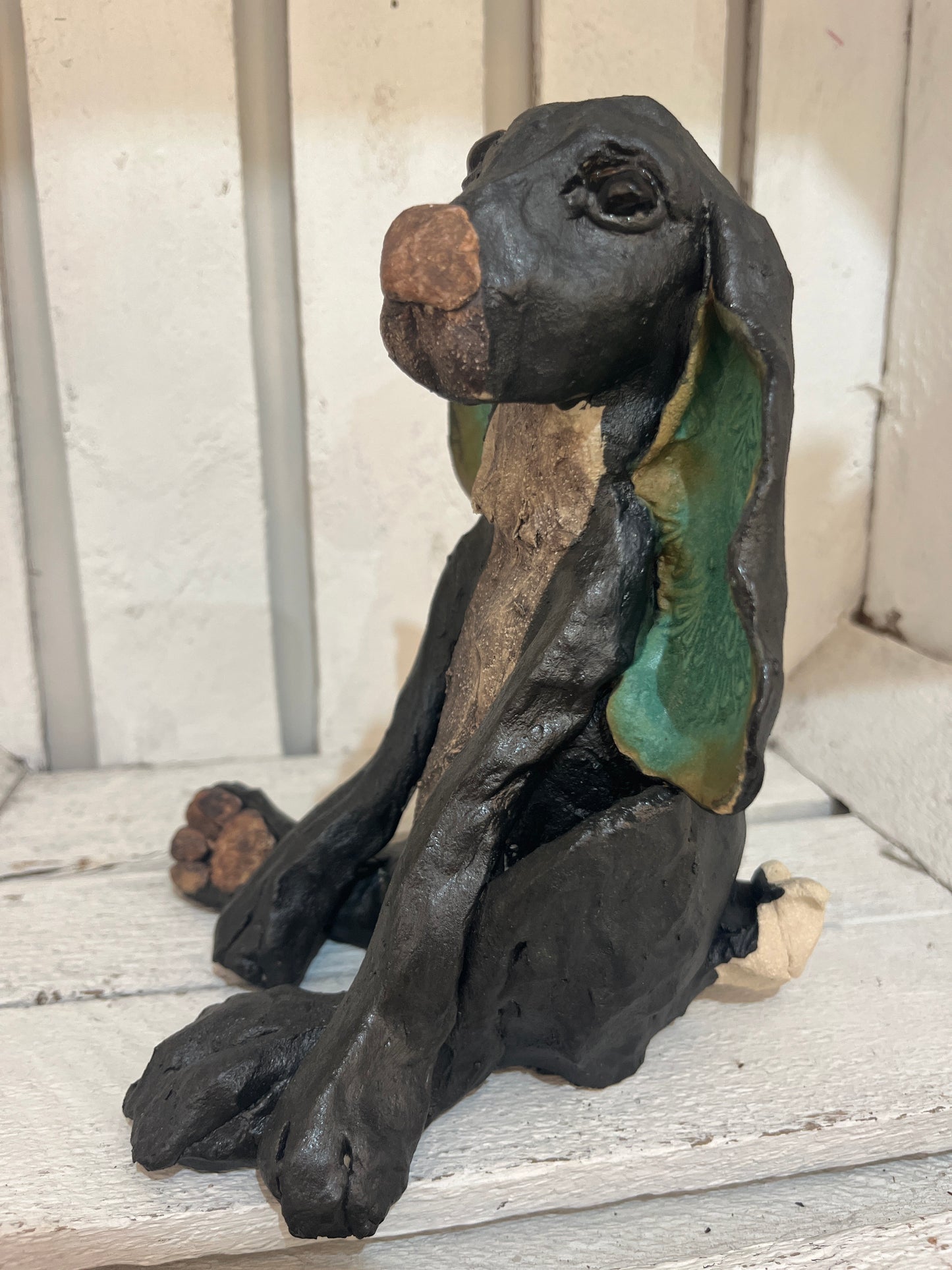Large Seated Hare by Helen Jewsbury