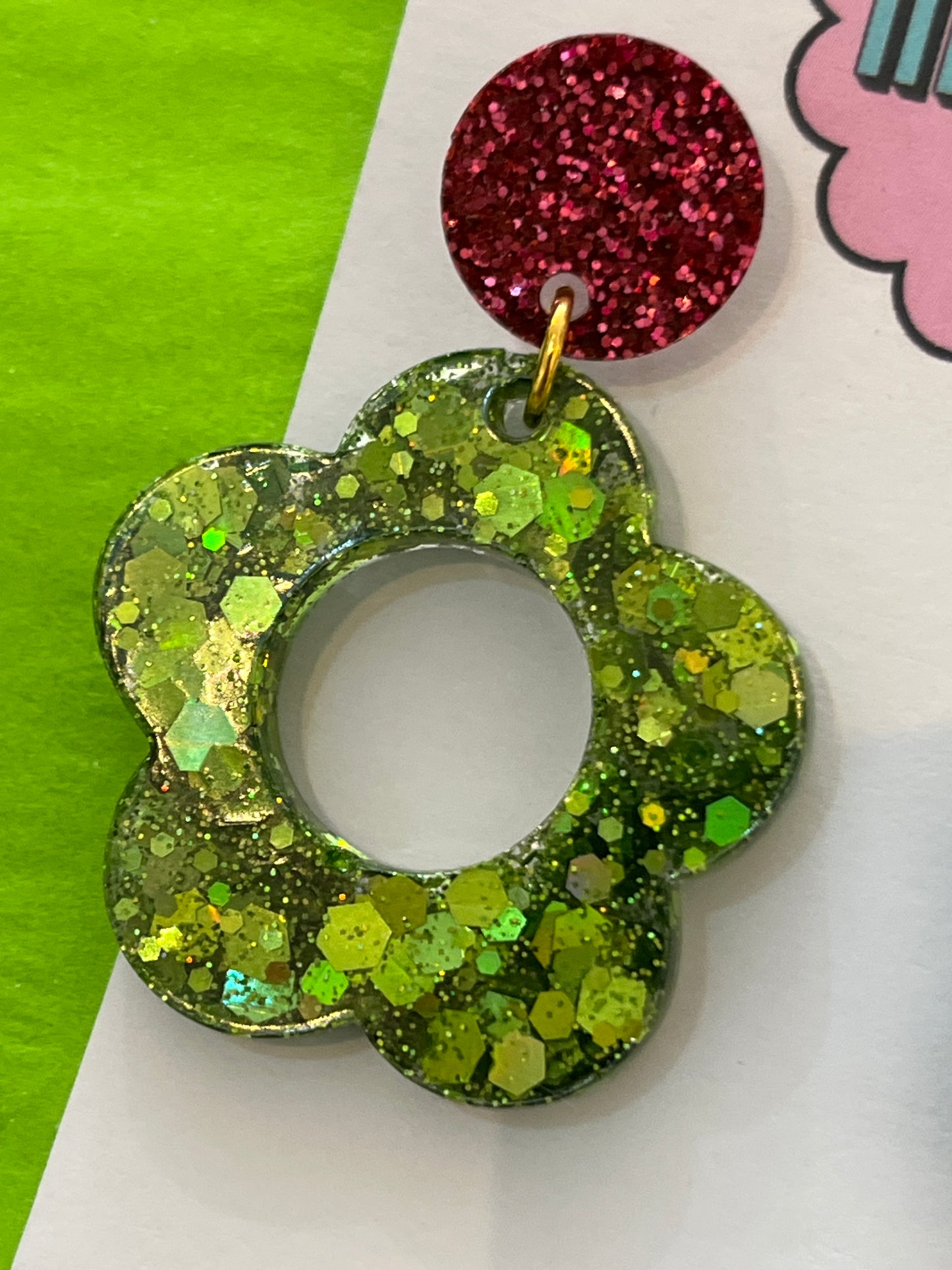 Flower Earrings by Heather Filby