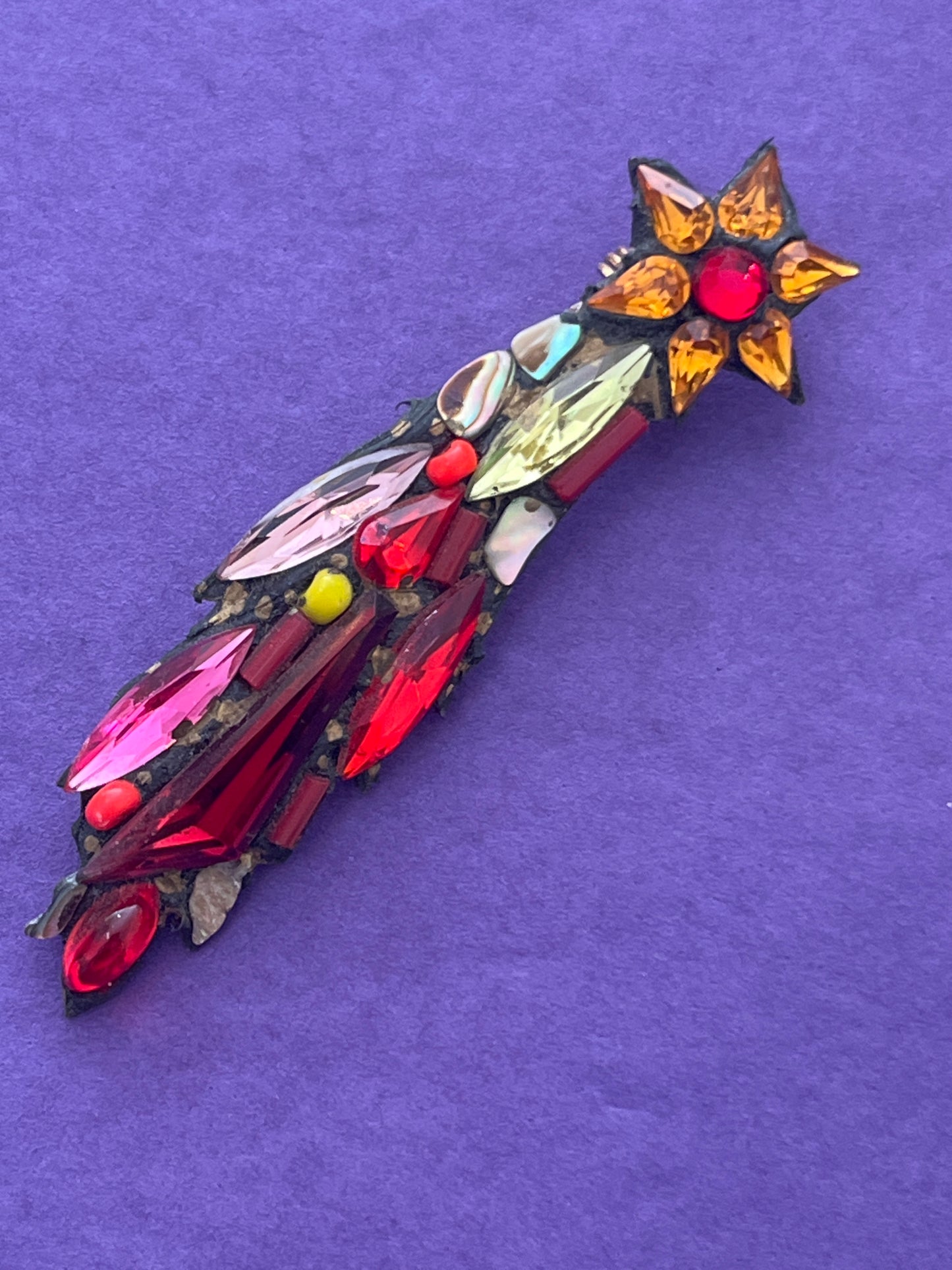 Shooting Star Brooch by Annie Sherborne