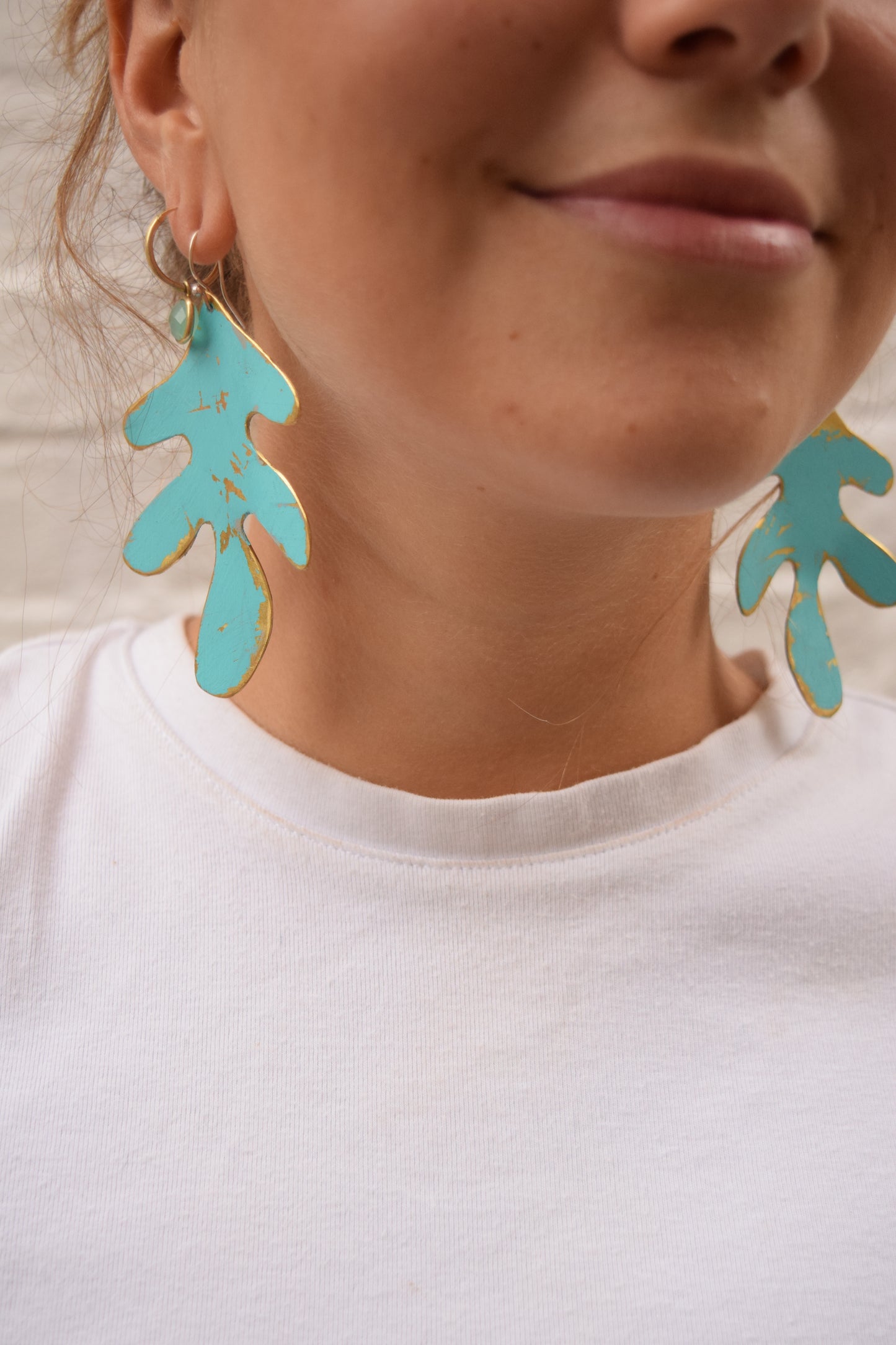 Caroline Oak Leaf Earrings