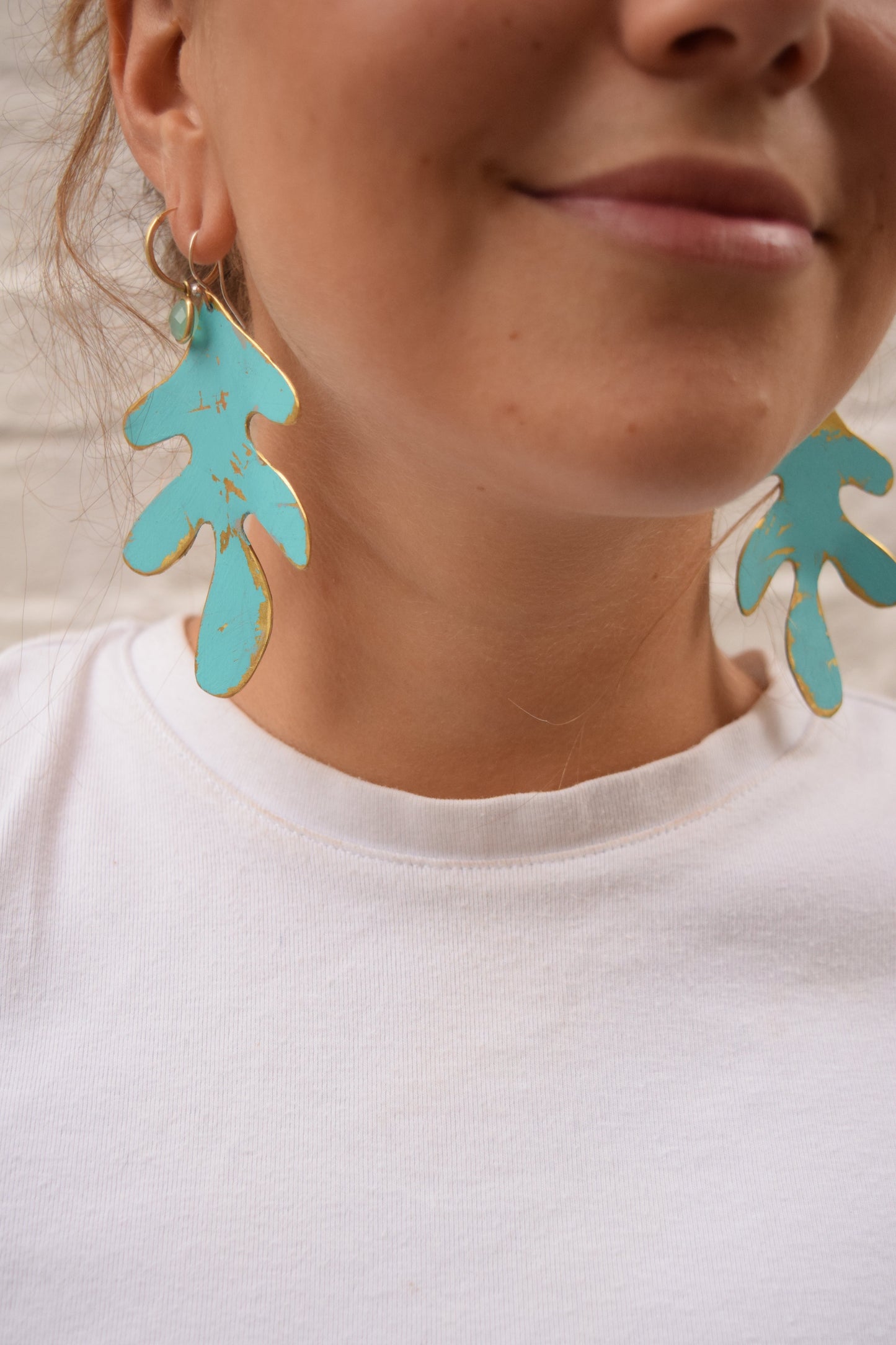 Caroline Oak Leaf Earrings