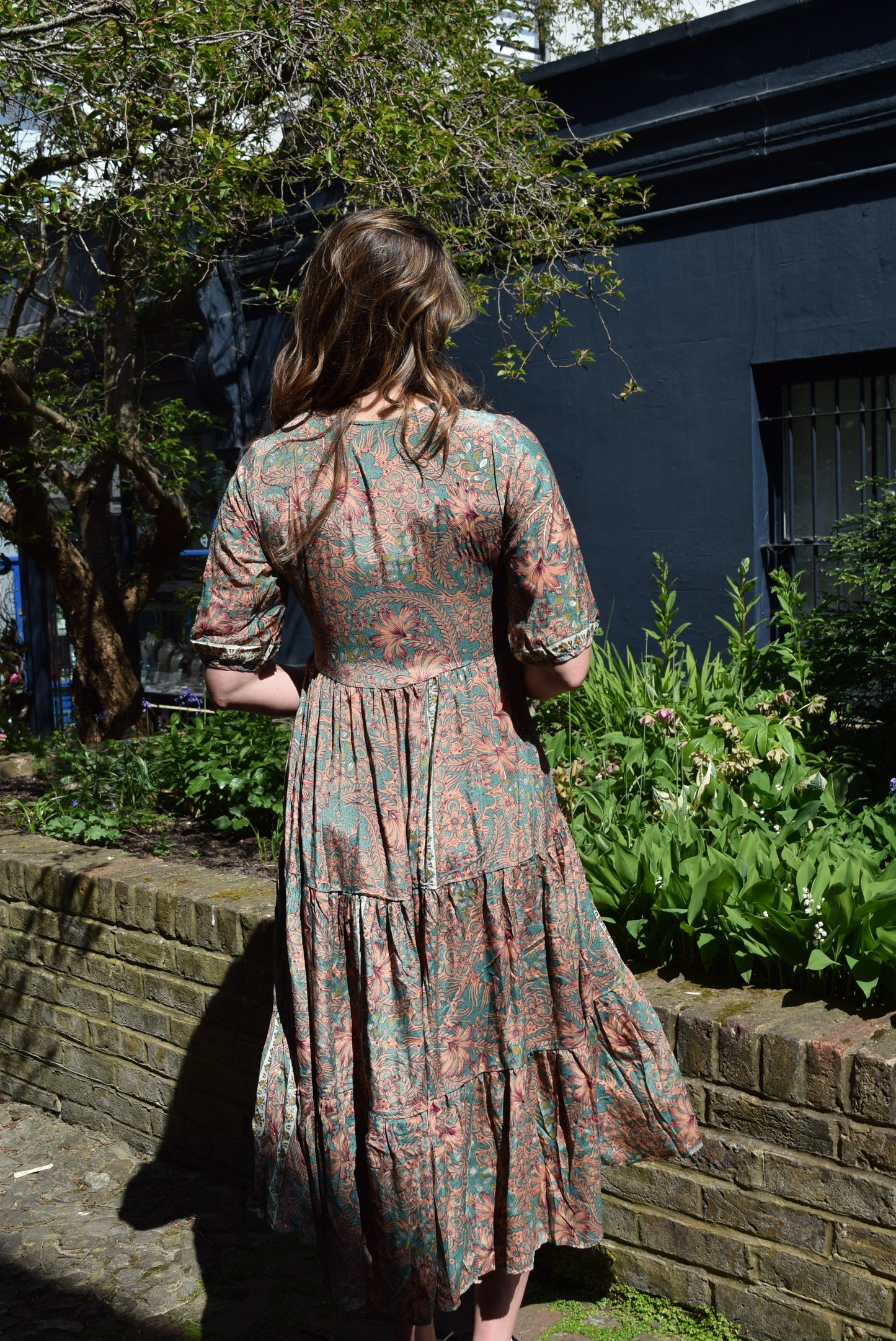 Gabriella Parker Green Floral Maxi dress