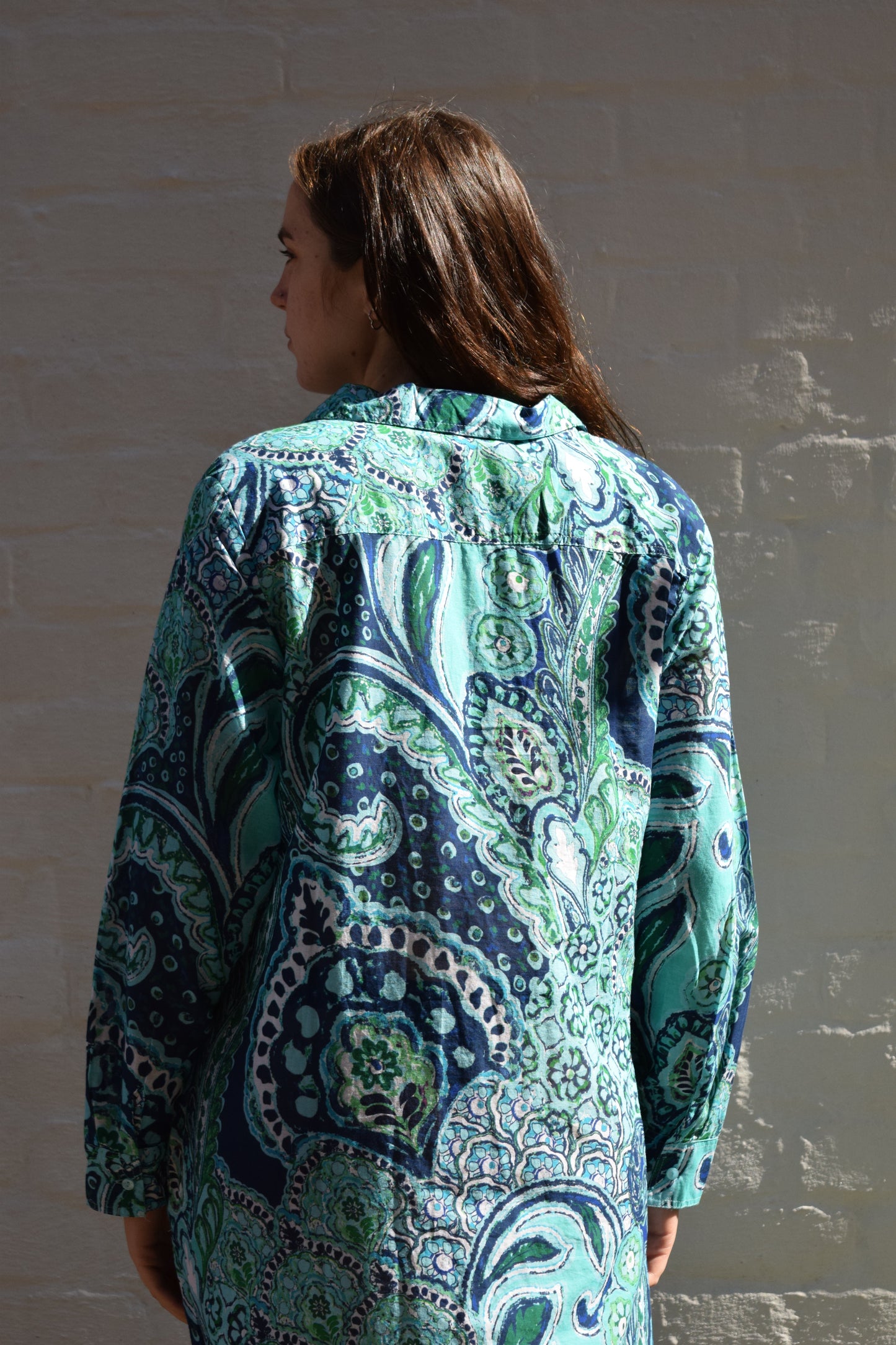 One Season Long Gilli Viscose Dress - Brazil Blue
