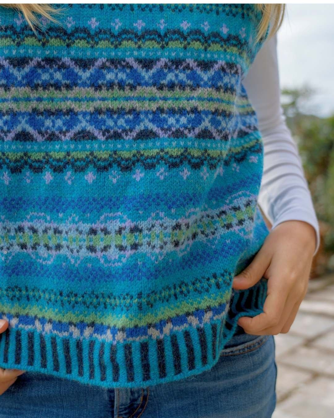 ERIBÉ Westray Women's Wool Vest - Eilean