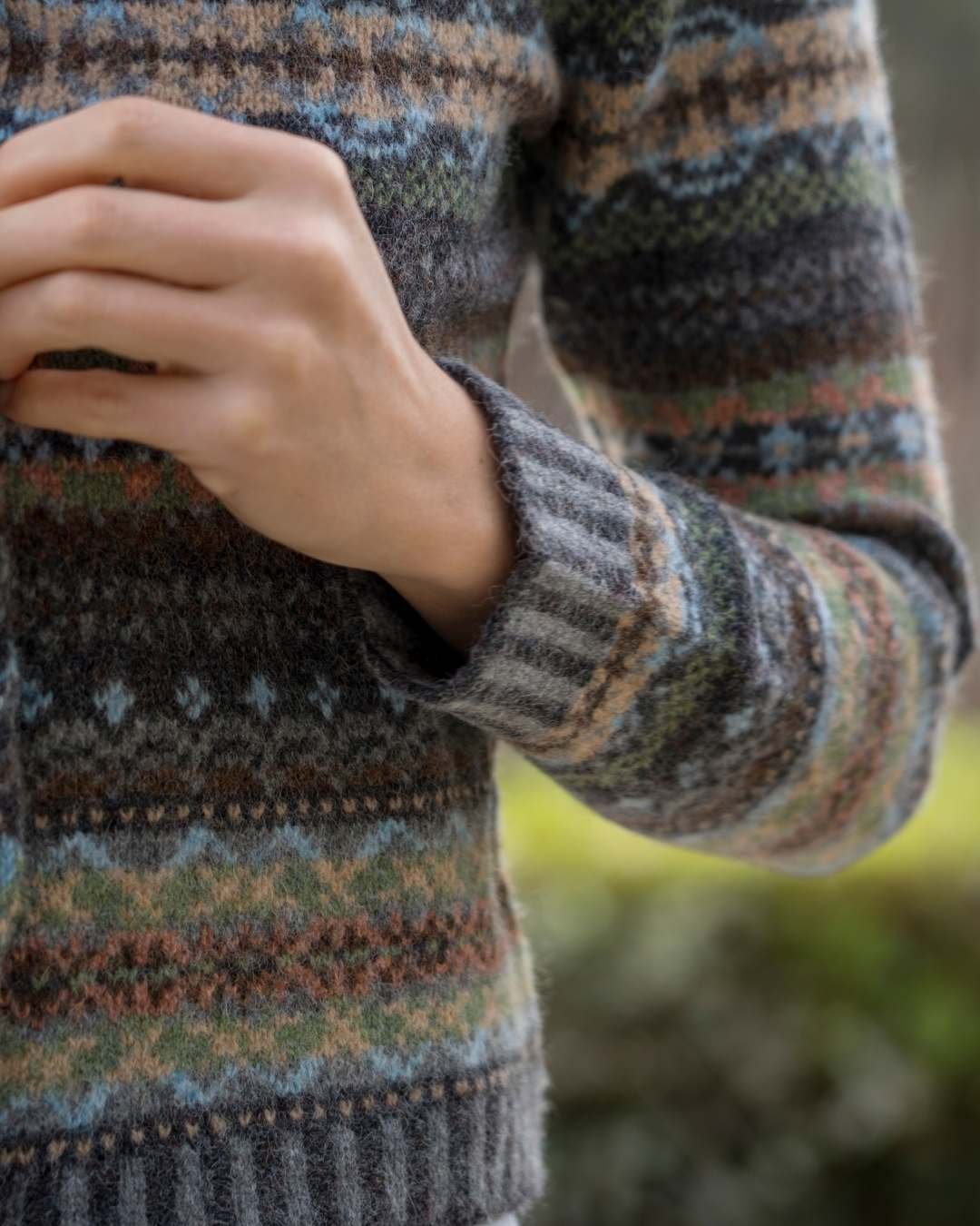 ERIBÉ Westray Wool Women's Cardigan - Aviemore