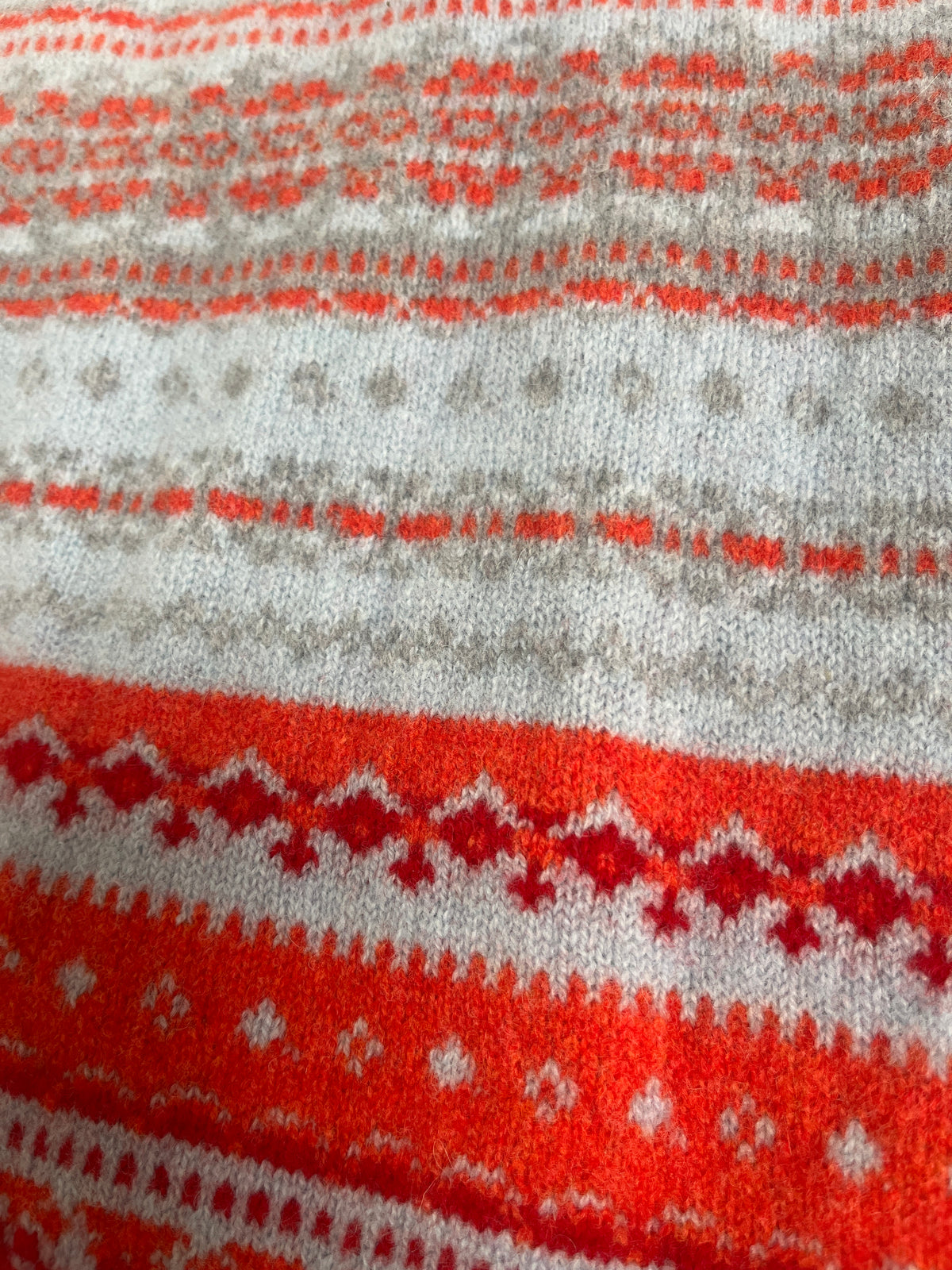 Eribé Alloa Fairisle Scarf Blue- Bella
