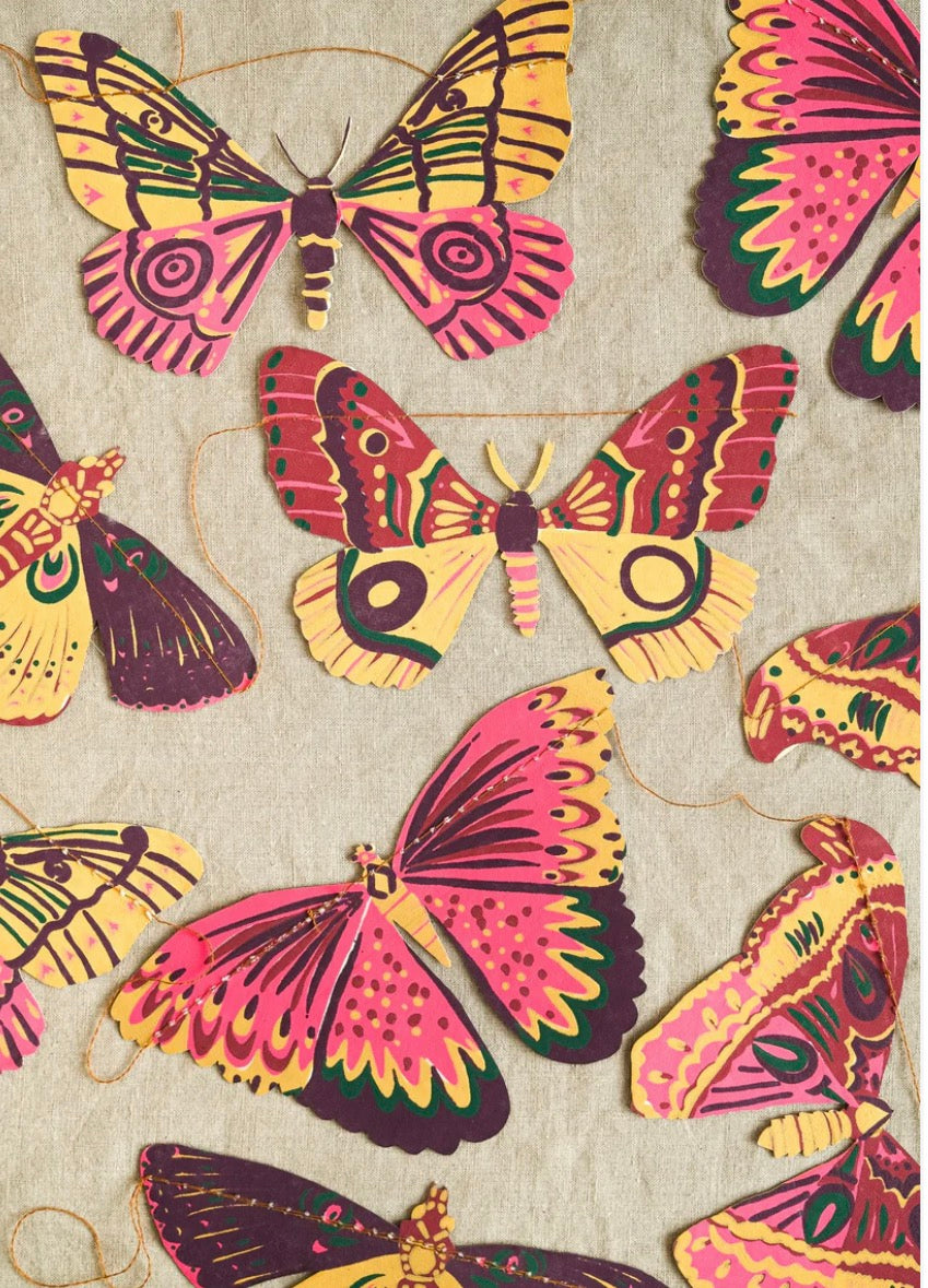 Butterfly Sewn Garland