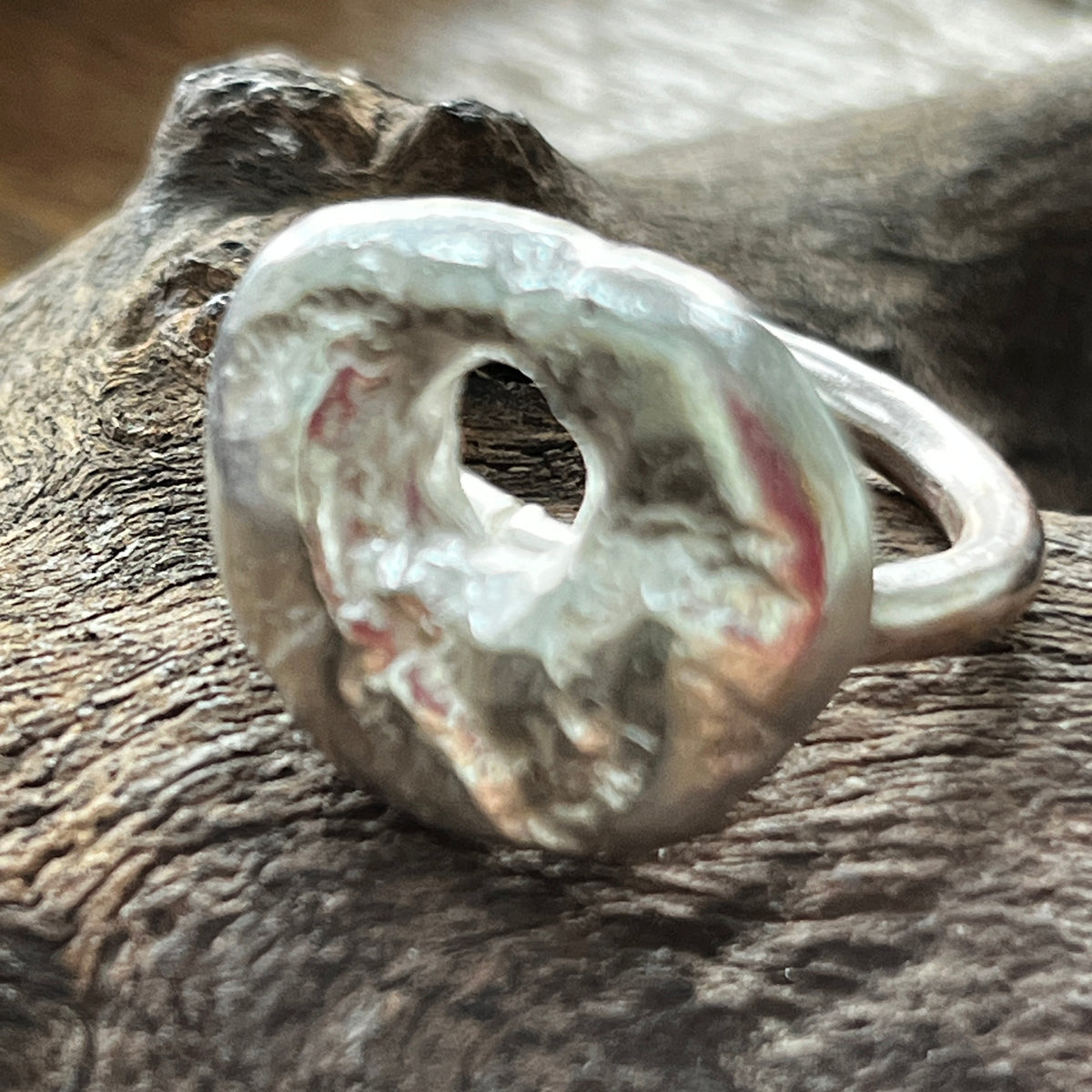 Silver Nugget Ring