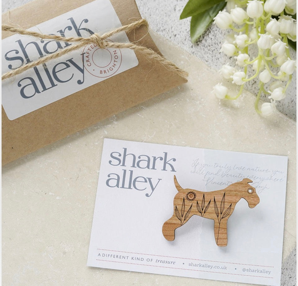 Terrier Brooch