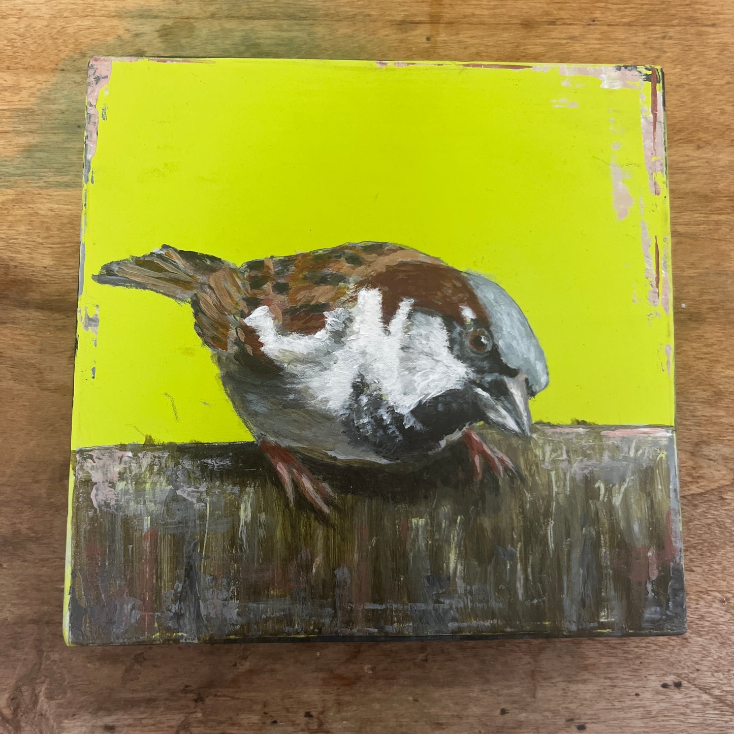 Sparrow Painting by Stephen Ferguson