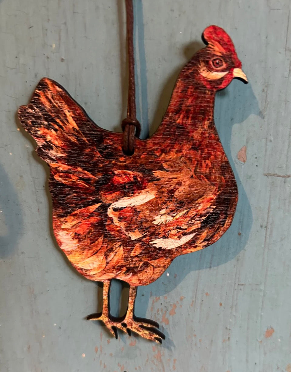 Henny Penny Birch Plywood Decoration