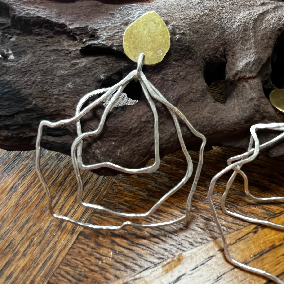 Wonky Hoop Earrings