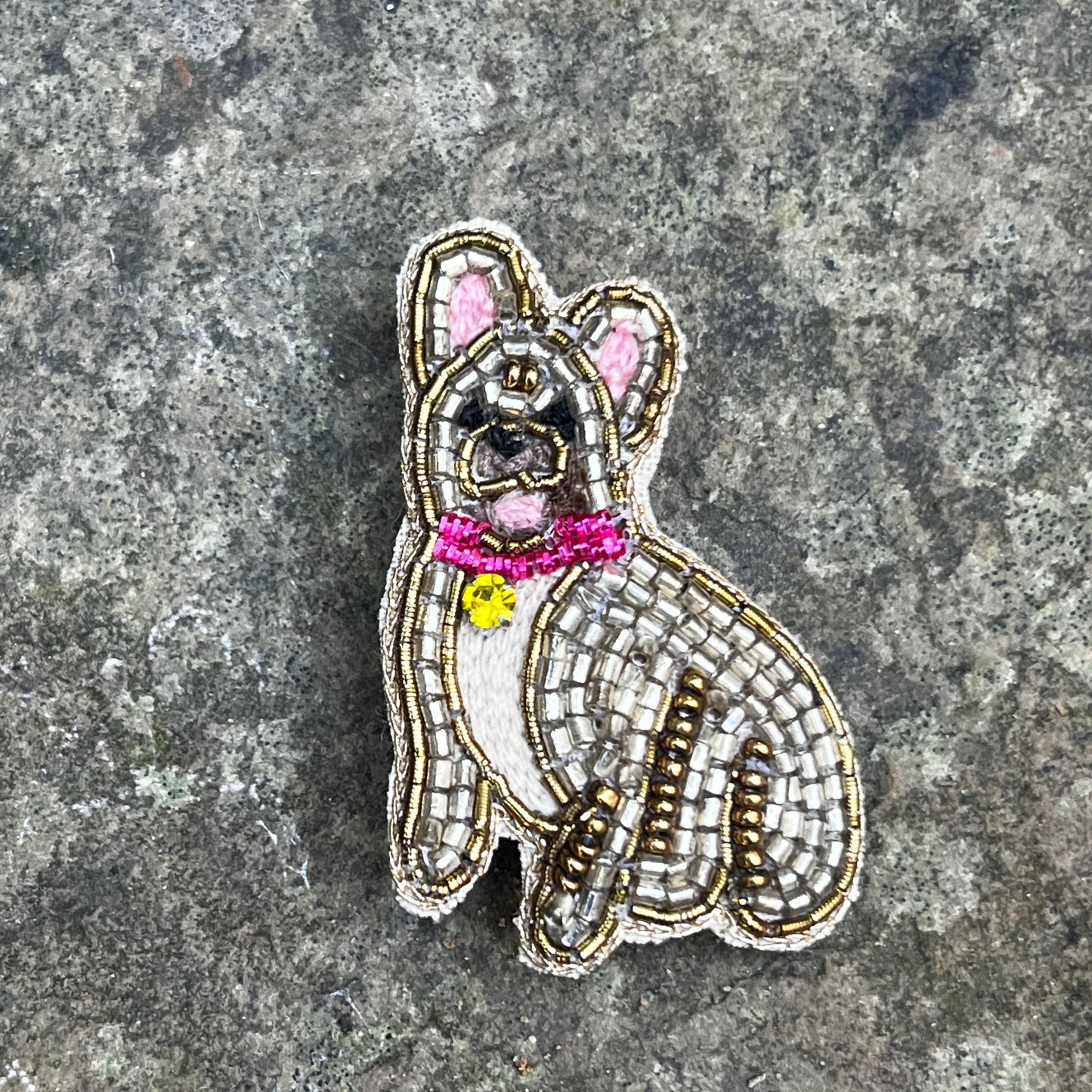 French Bulldog Brooch
