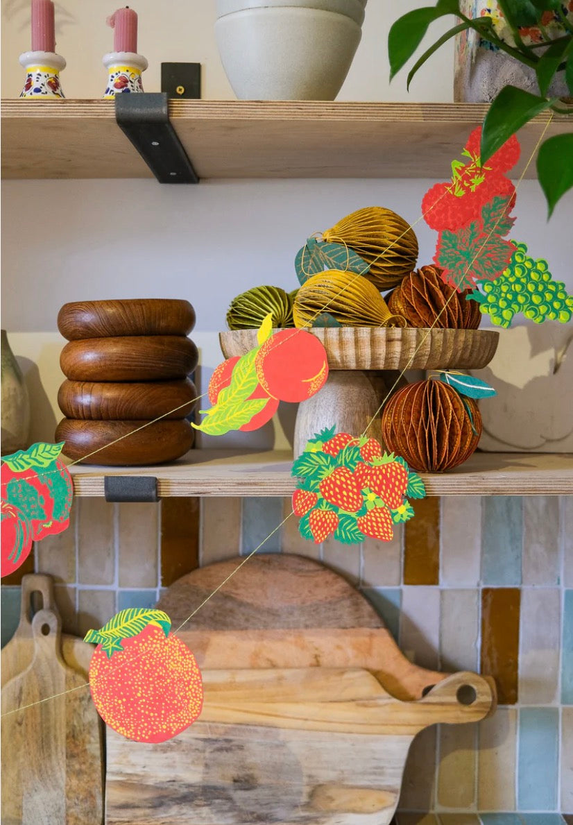 Fruit Sewn Garland
