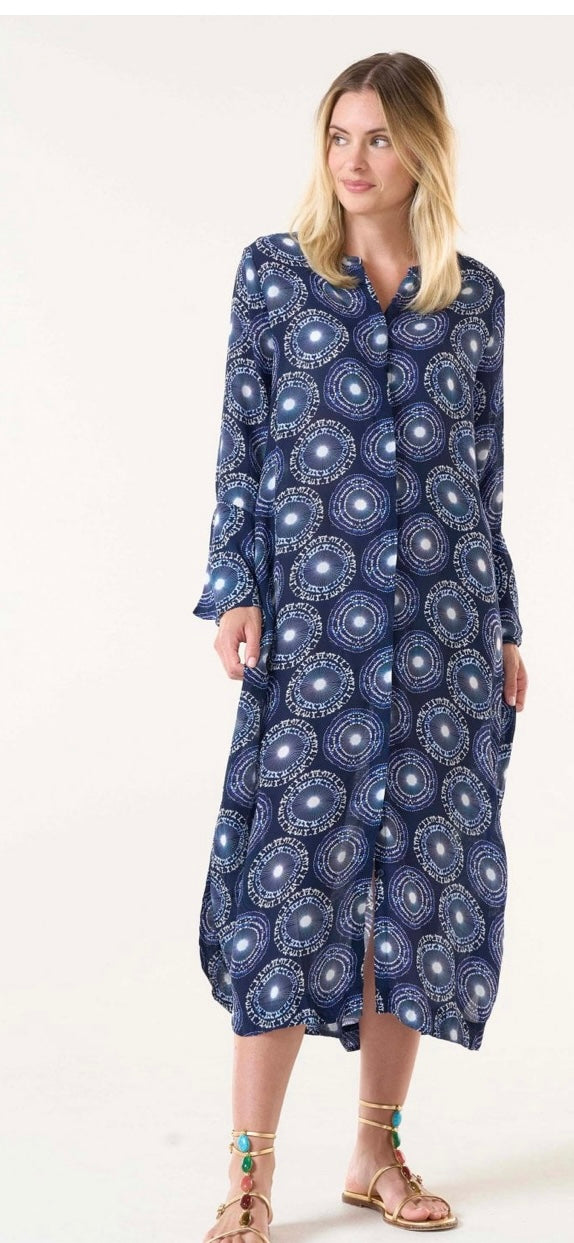India Viscose Dress in Fuji