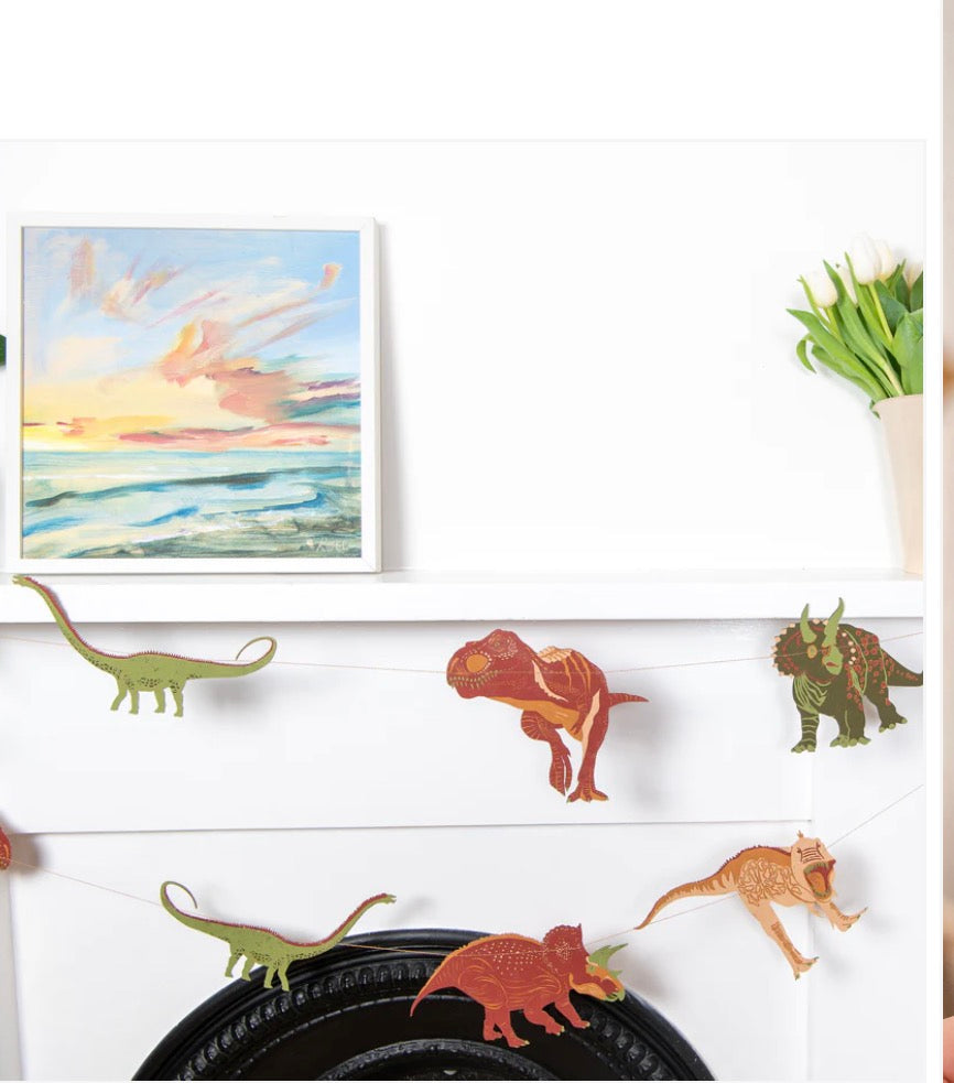 Dinosaur Sewn Garland