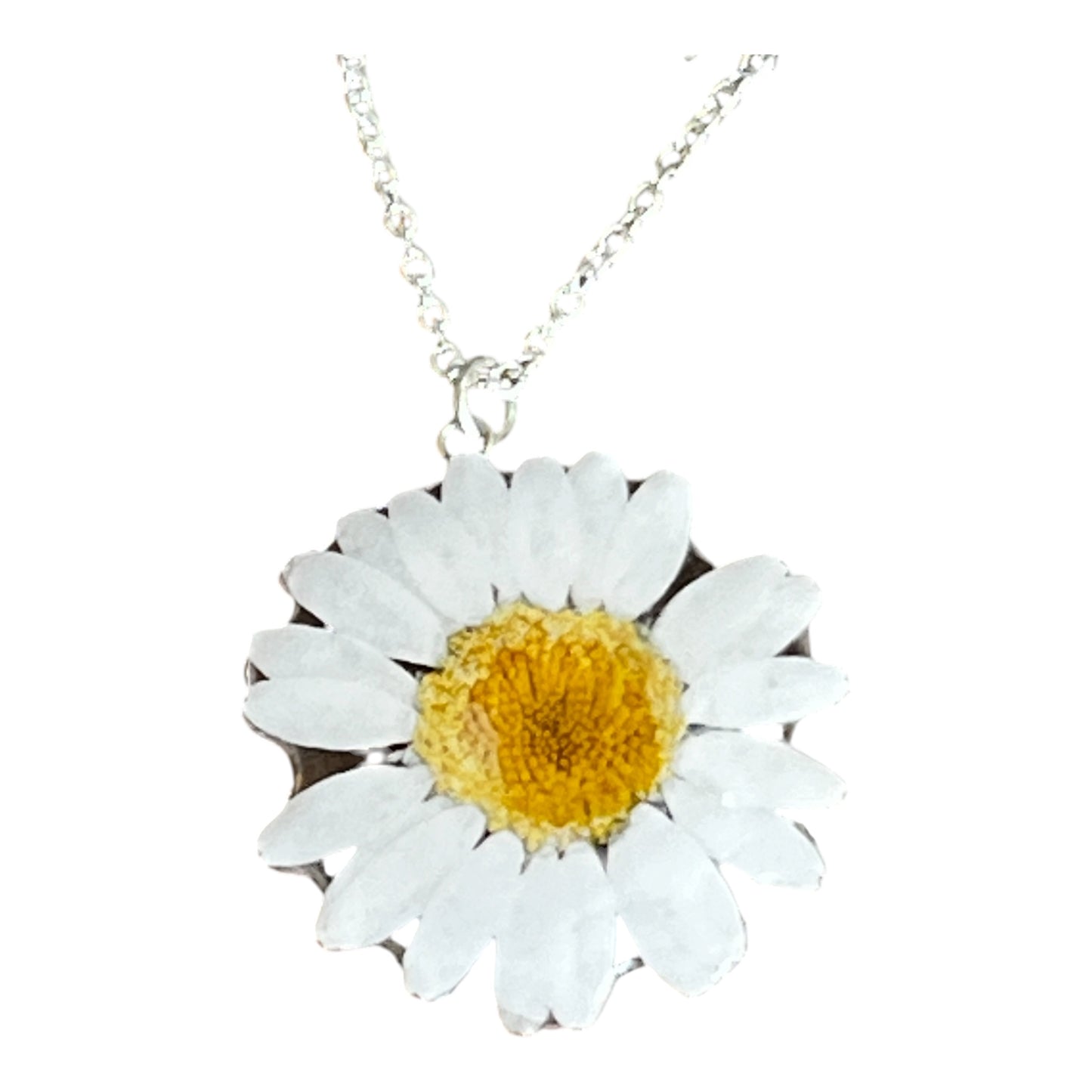 Daisy on Sterling Silver Chain