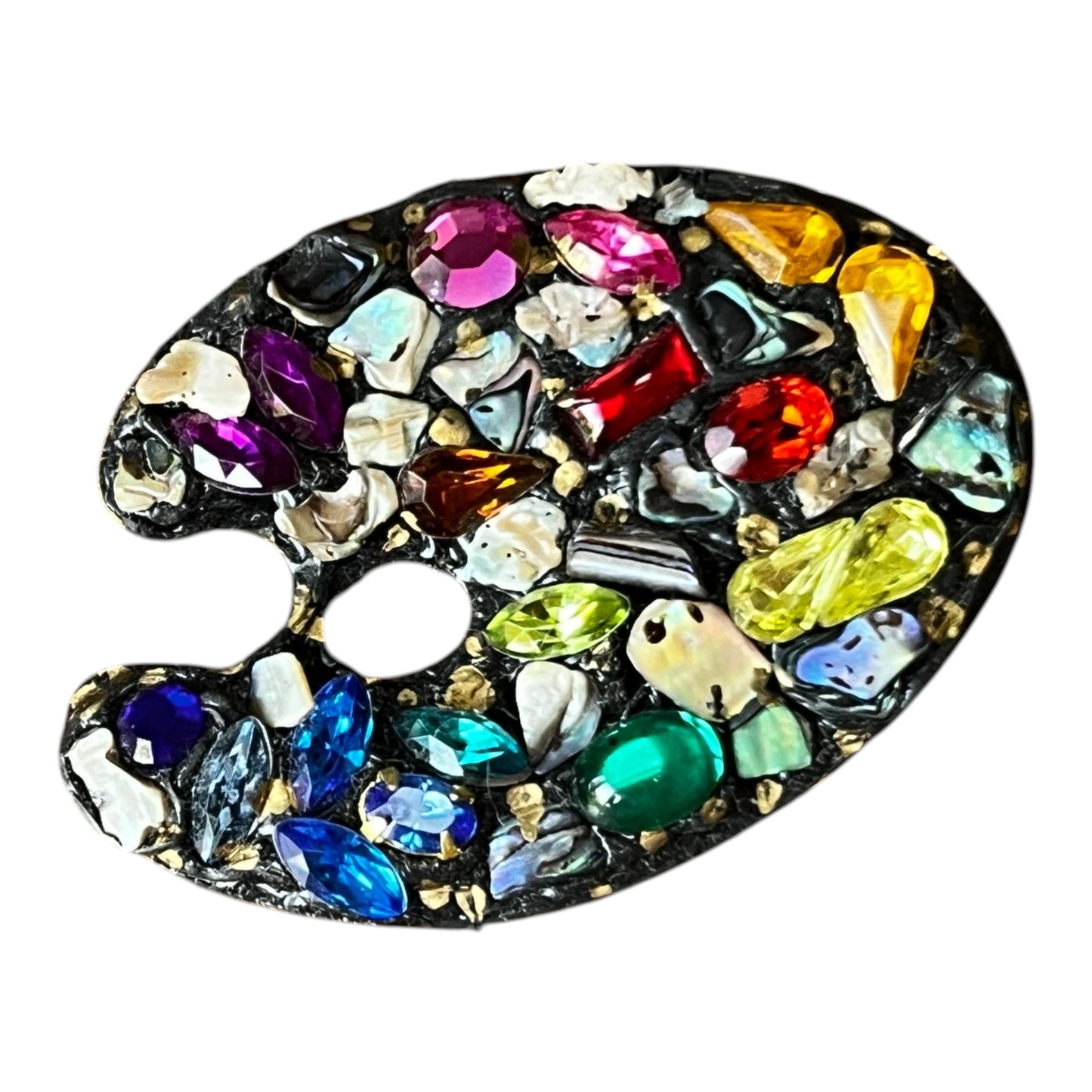 Artist’s Pallet Brooch by Annie Sherborne