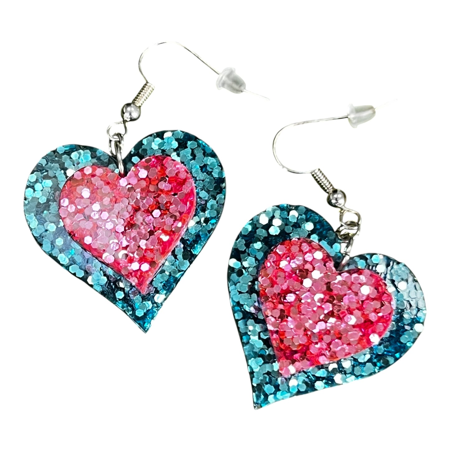 Heart Earrings by Heather Filby