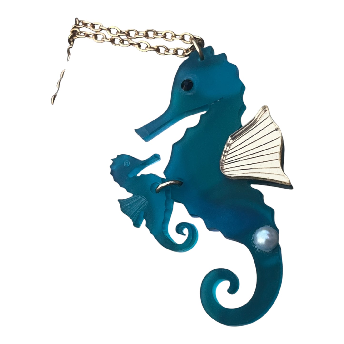 Seahorse Single Pendant Necklace