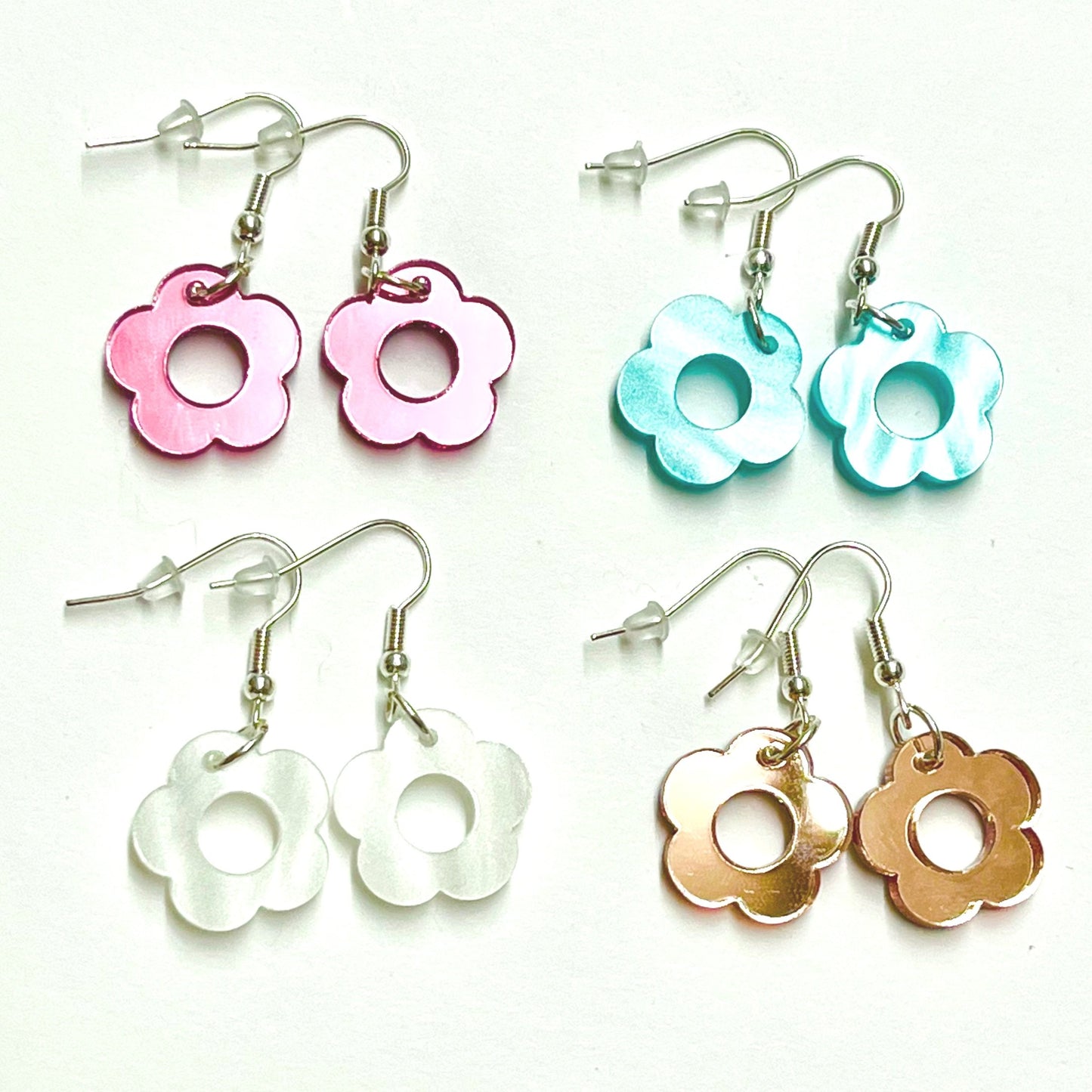 Flower Charm Earrings