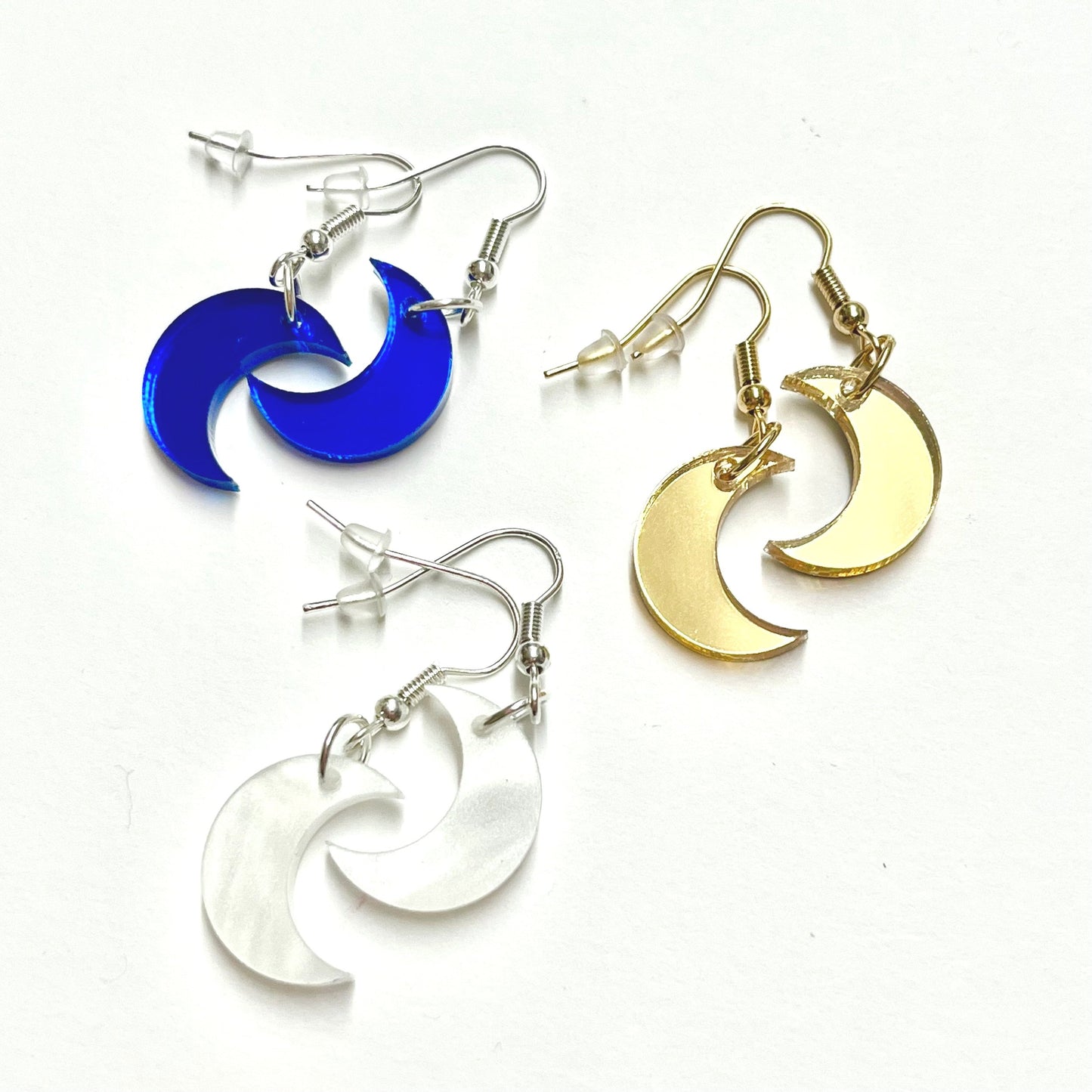 Moon Charm Earrings