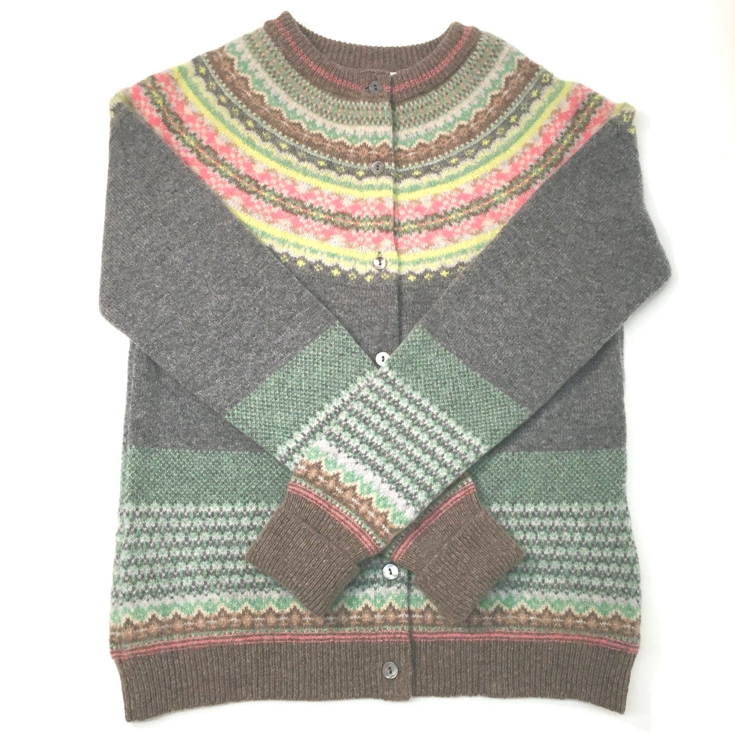 ERIBÉ Women's Alpine Long Cardigan in Tea Rose