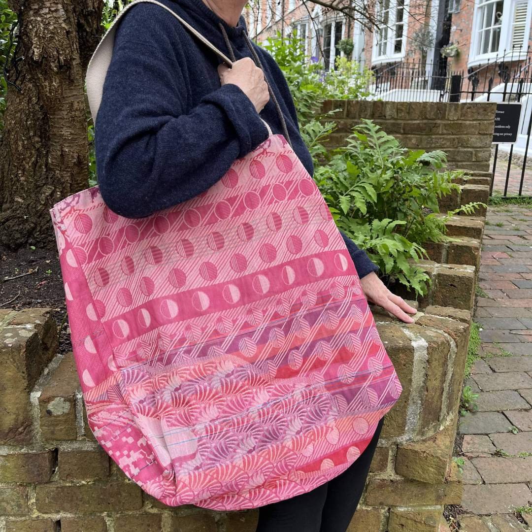 Létol Reversible Beach Bag - Sac à Deux - Limited Edition Rose Eliette No22