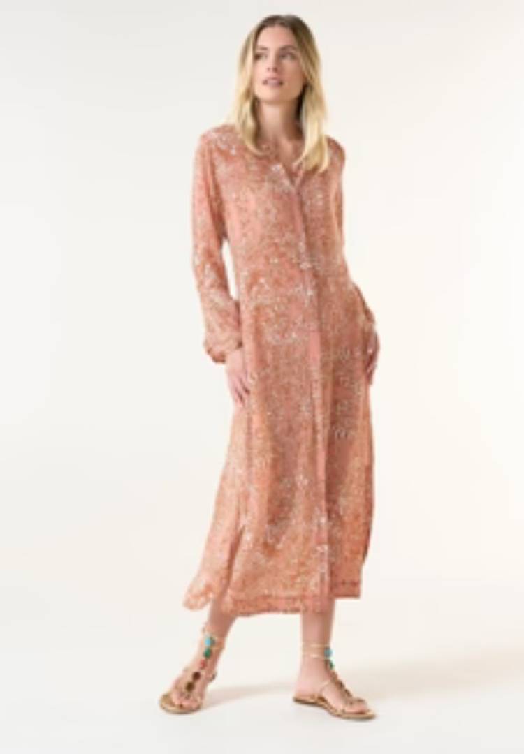 One Season India Dress – Brava Blush