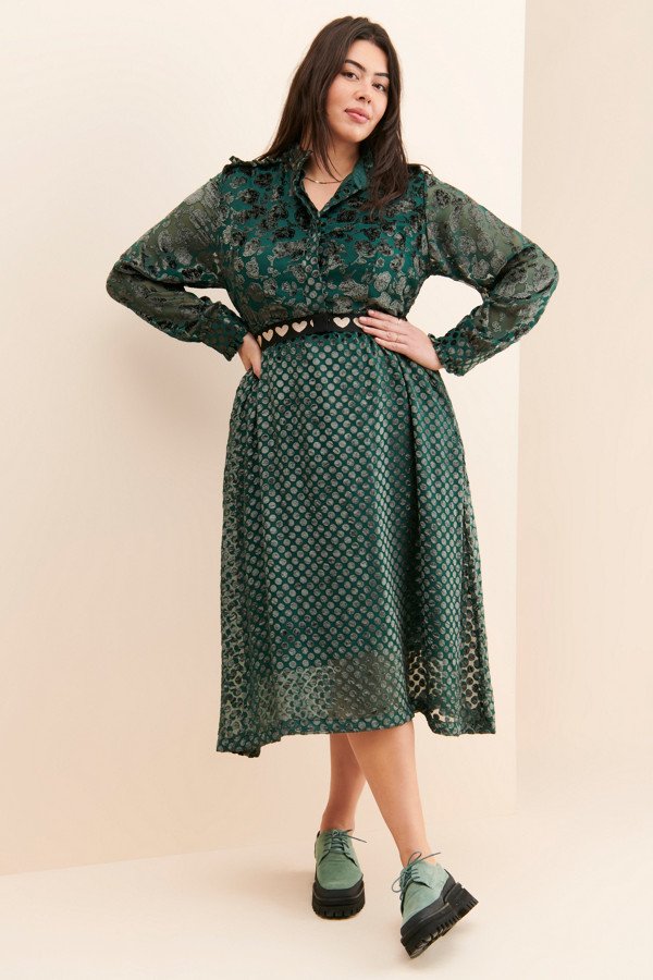 Vanessa Green Dress by Emily Lovelock
