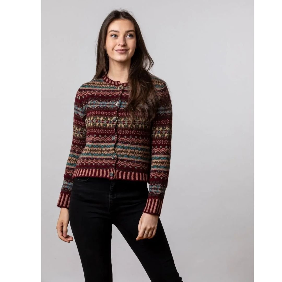 ERIBÉ Westray Women's Wool Cardigan - Aphrodite