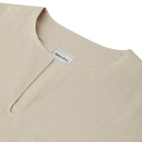 Annie, 100% linen dress natural by dearprudence