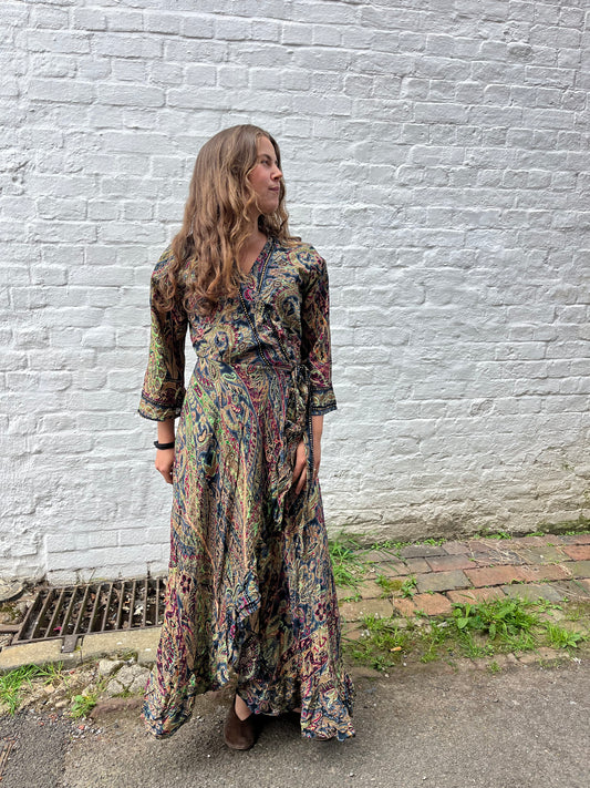 Black Floral Maxi Dress
