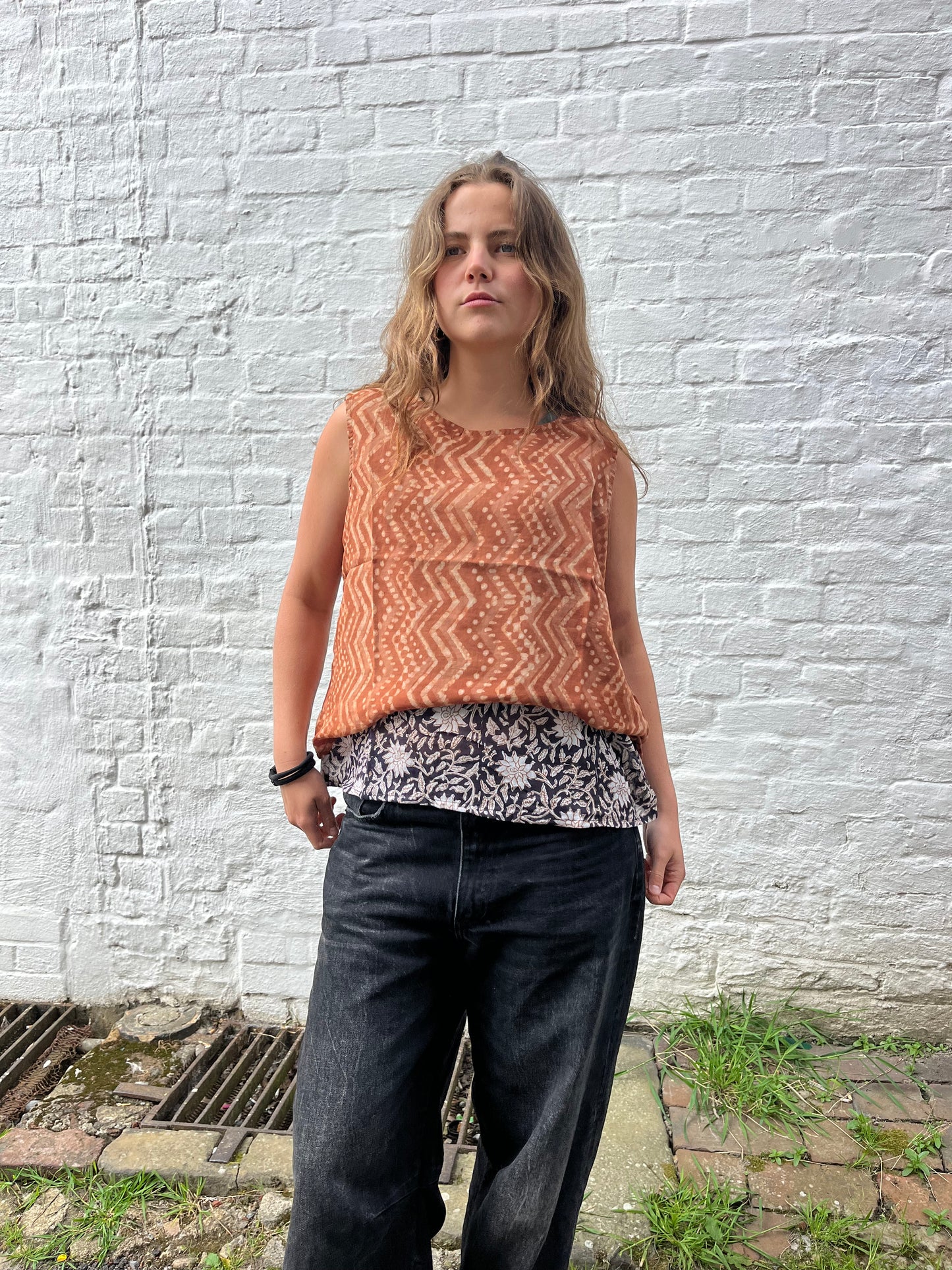 Double-Sided Cotton Vest Top