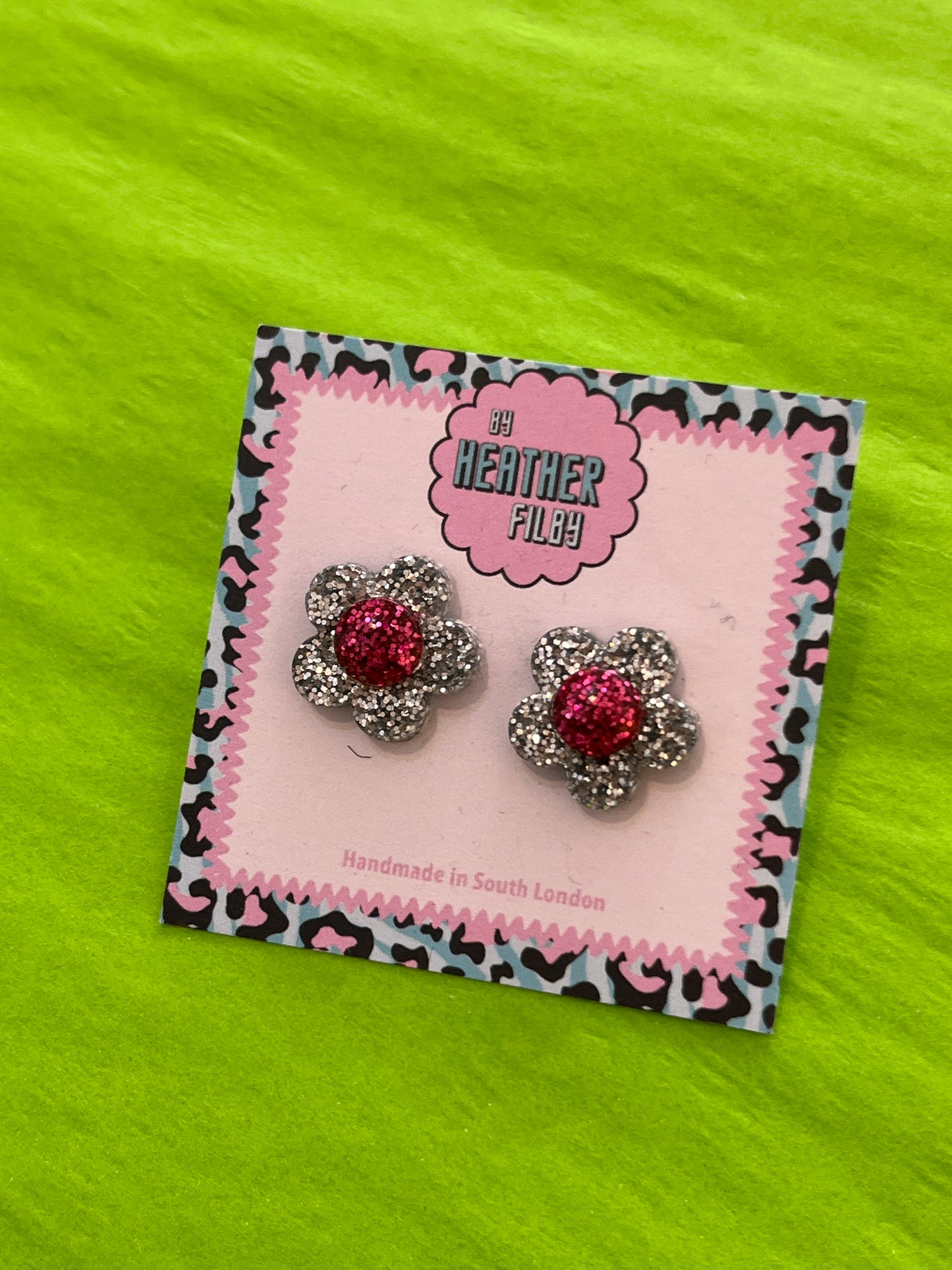 Flower Studs by Heather Filby