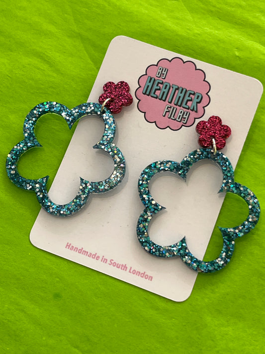 Flower Earrings by Heather Filby