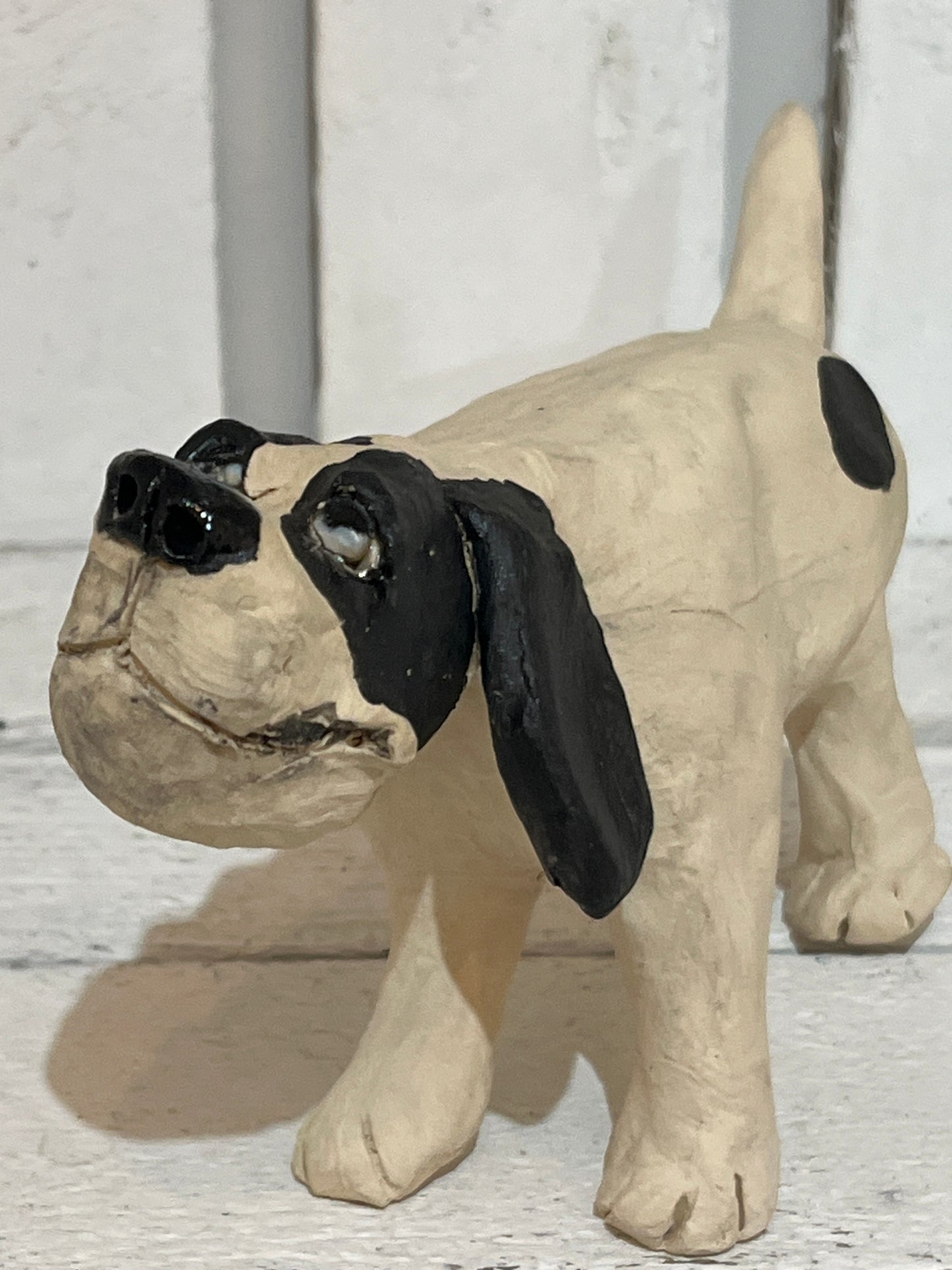 Small Black and White Dog by Helen Jewsbury