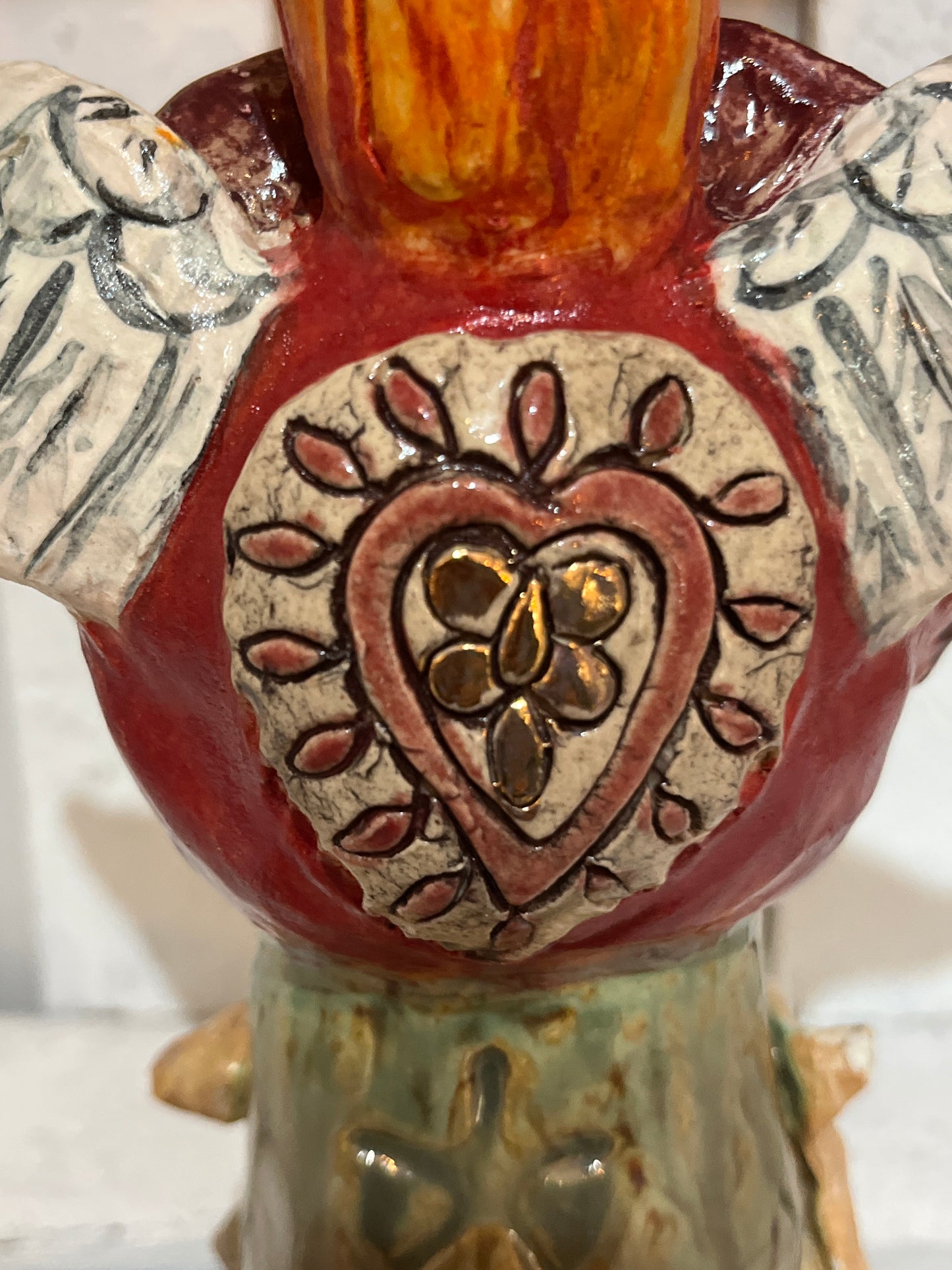 I Bloody Love You Candlestick by Jane Tyler