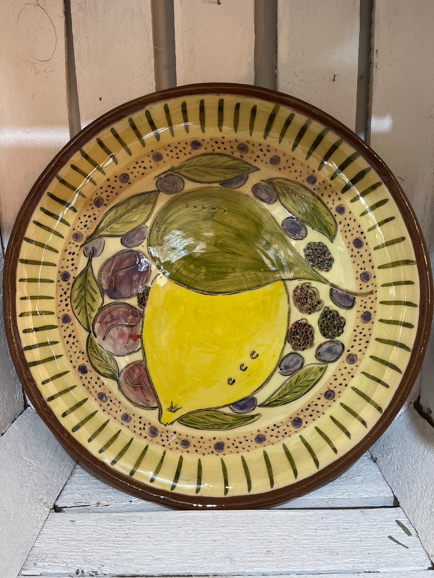Fruit Platter by AliAll Pottery