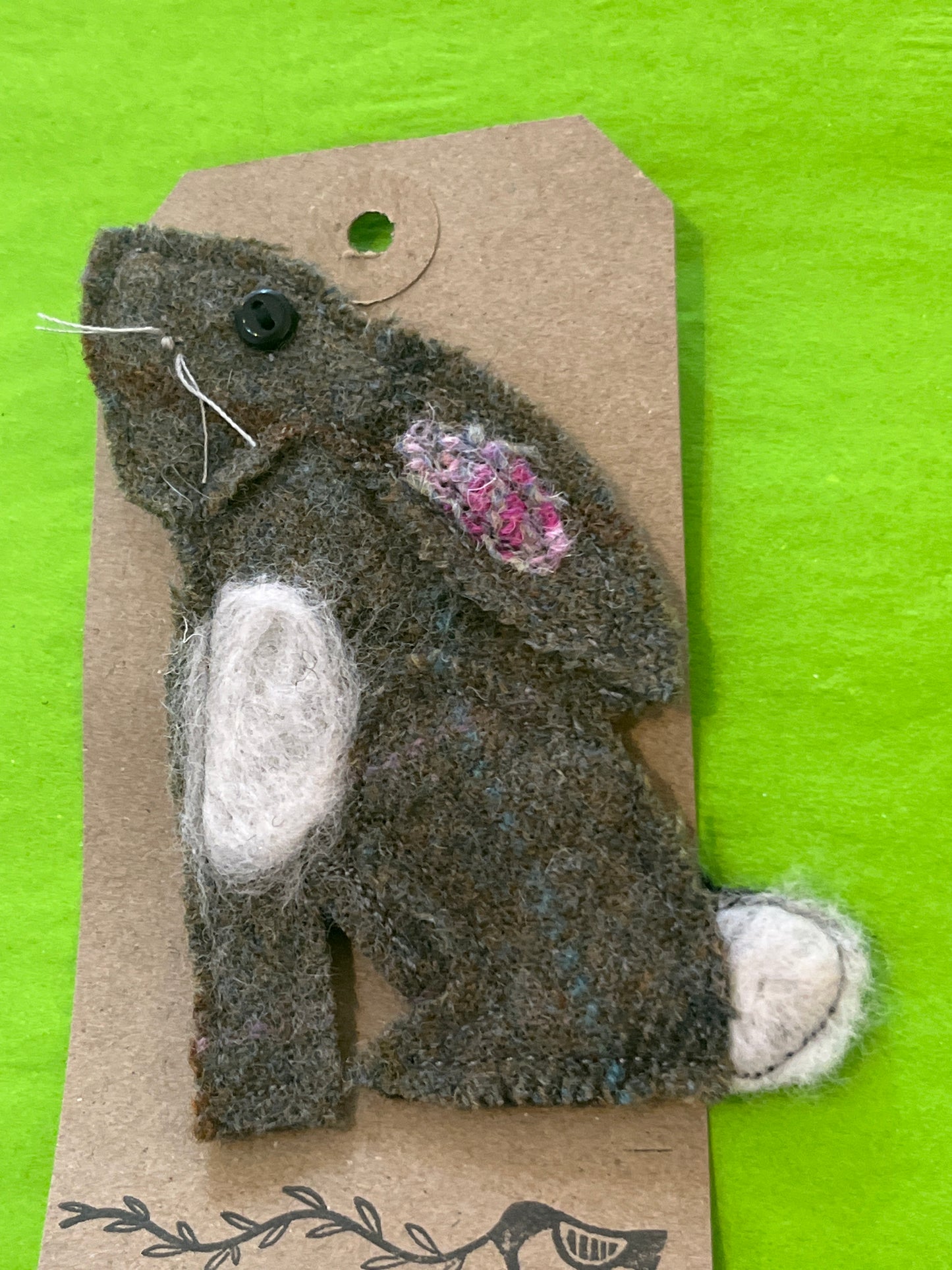 Stargazing Hare Brooch
