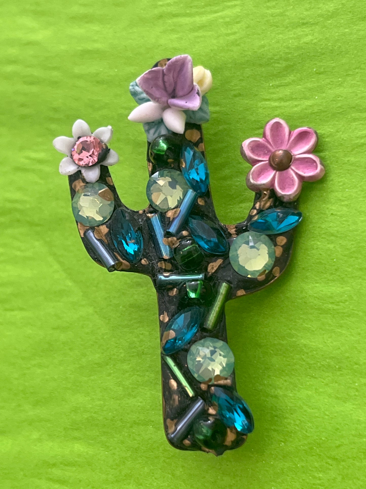 Cactus Brooch by Annie Sherborne