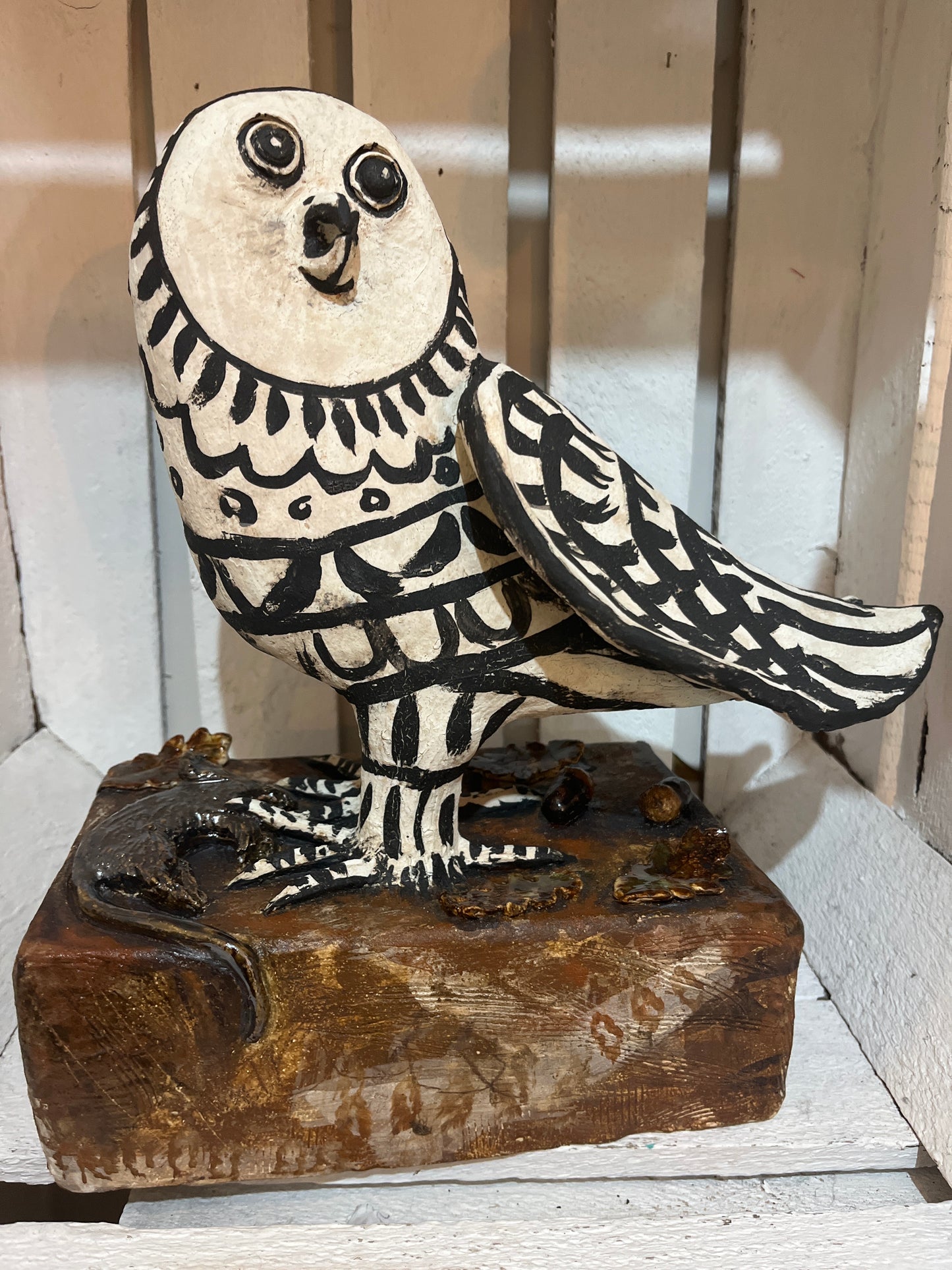 Picasso Owl by Jane Tyler