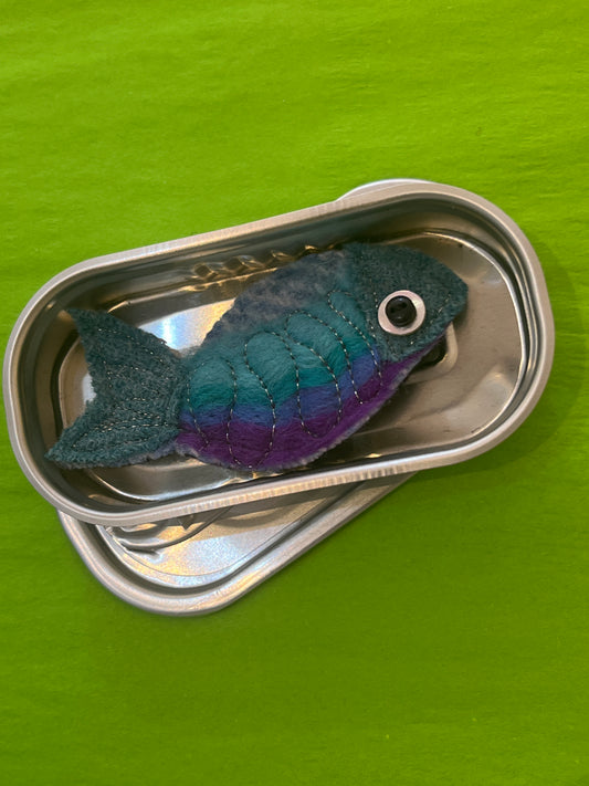 Felted Fish Brooch