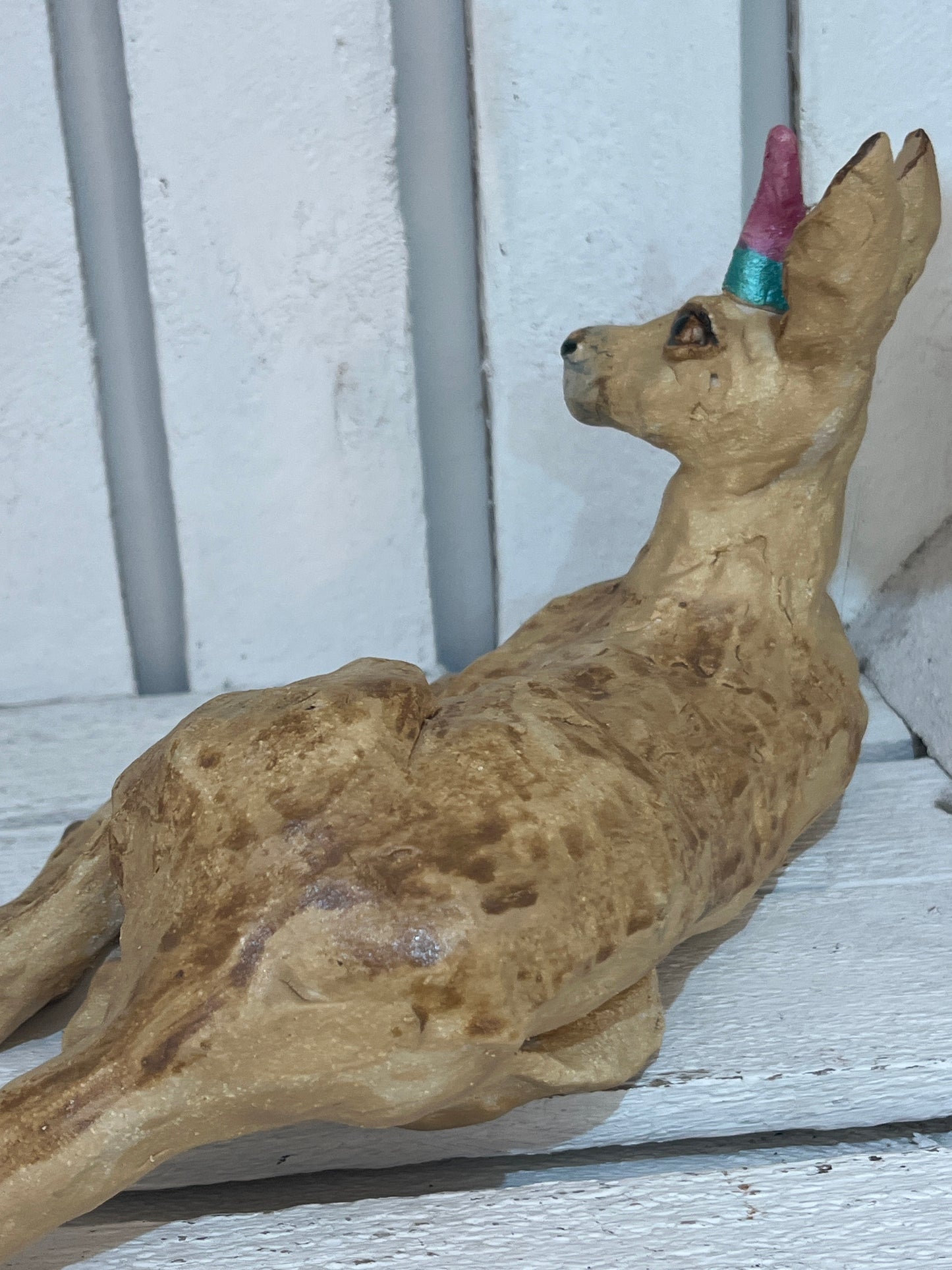 Kangaroo in Party Hat by Helen Jewsbury