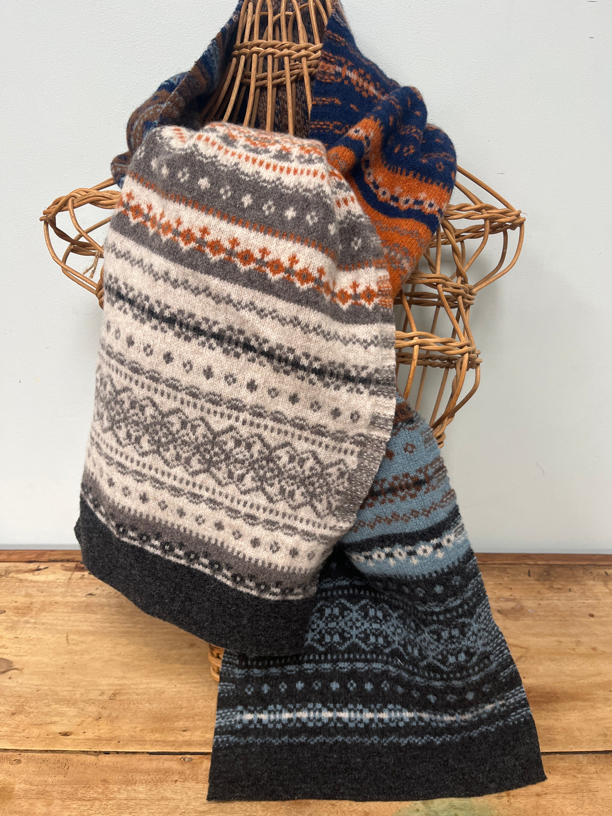 Eribé Alloa Fairisle Scarf Winter